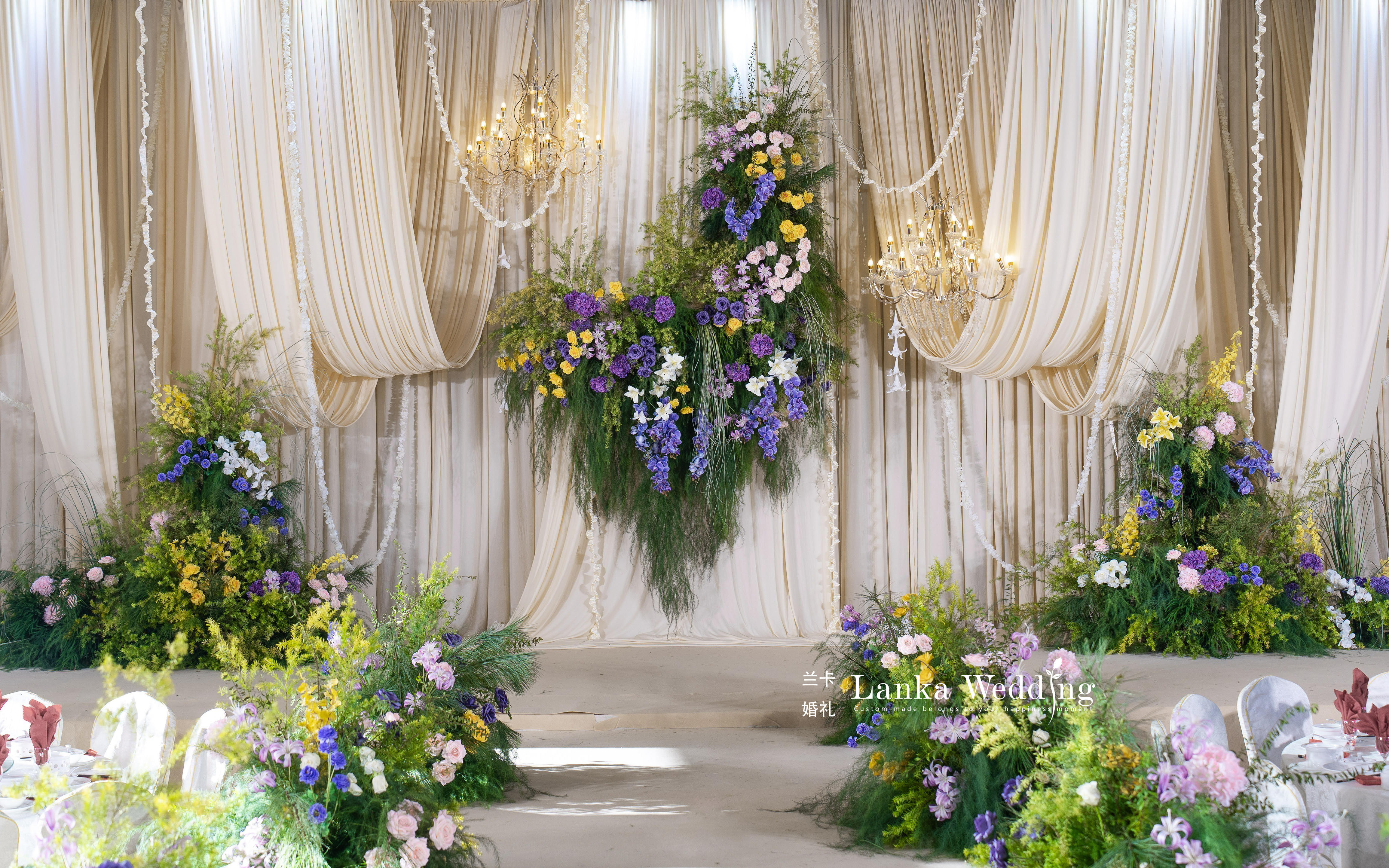 蘭卡婚禮宴會設(shè)計(jì)]高級韓式*奶油自然美學(xué)