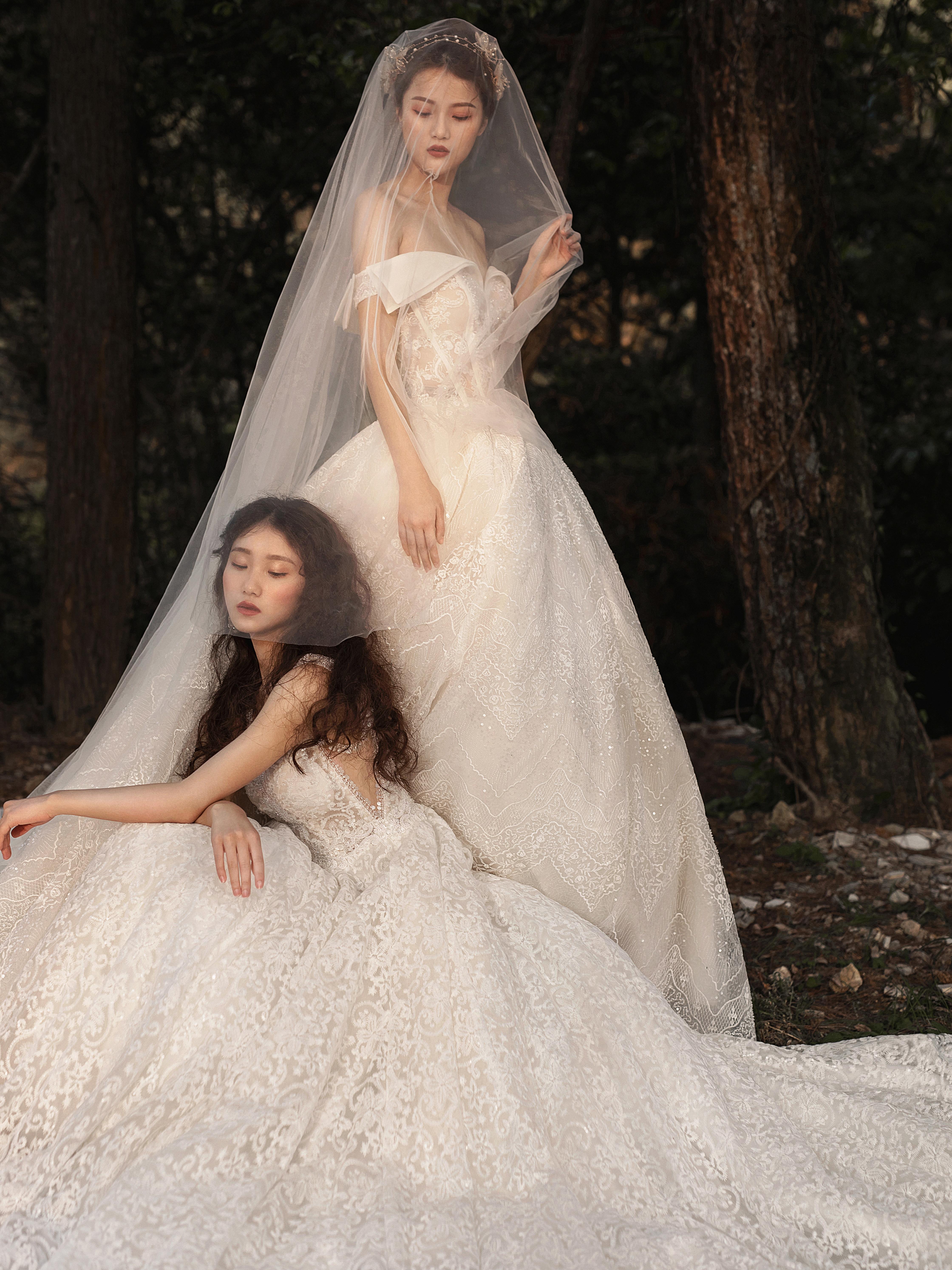 【2020热卖】仙女梦幻礼服 三件套+任意伴娘服