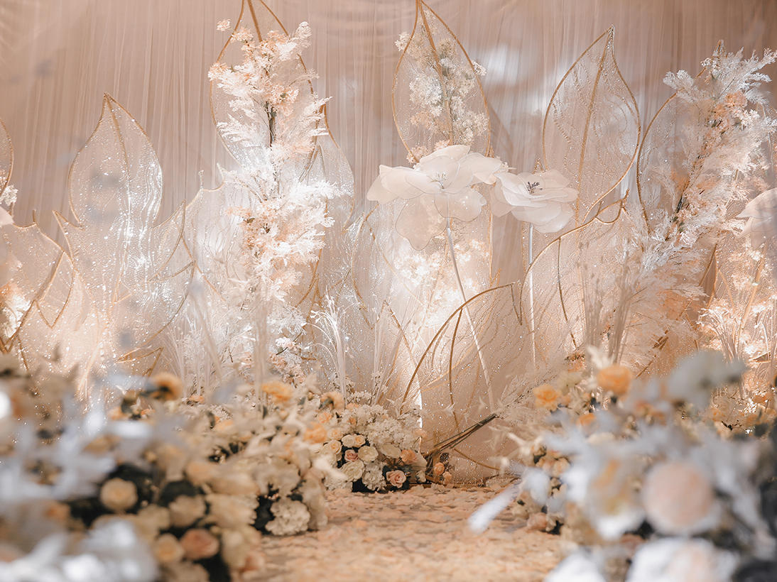 高雅香槟色婚礼 【日记】赠送主持可挑选