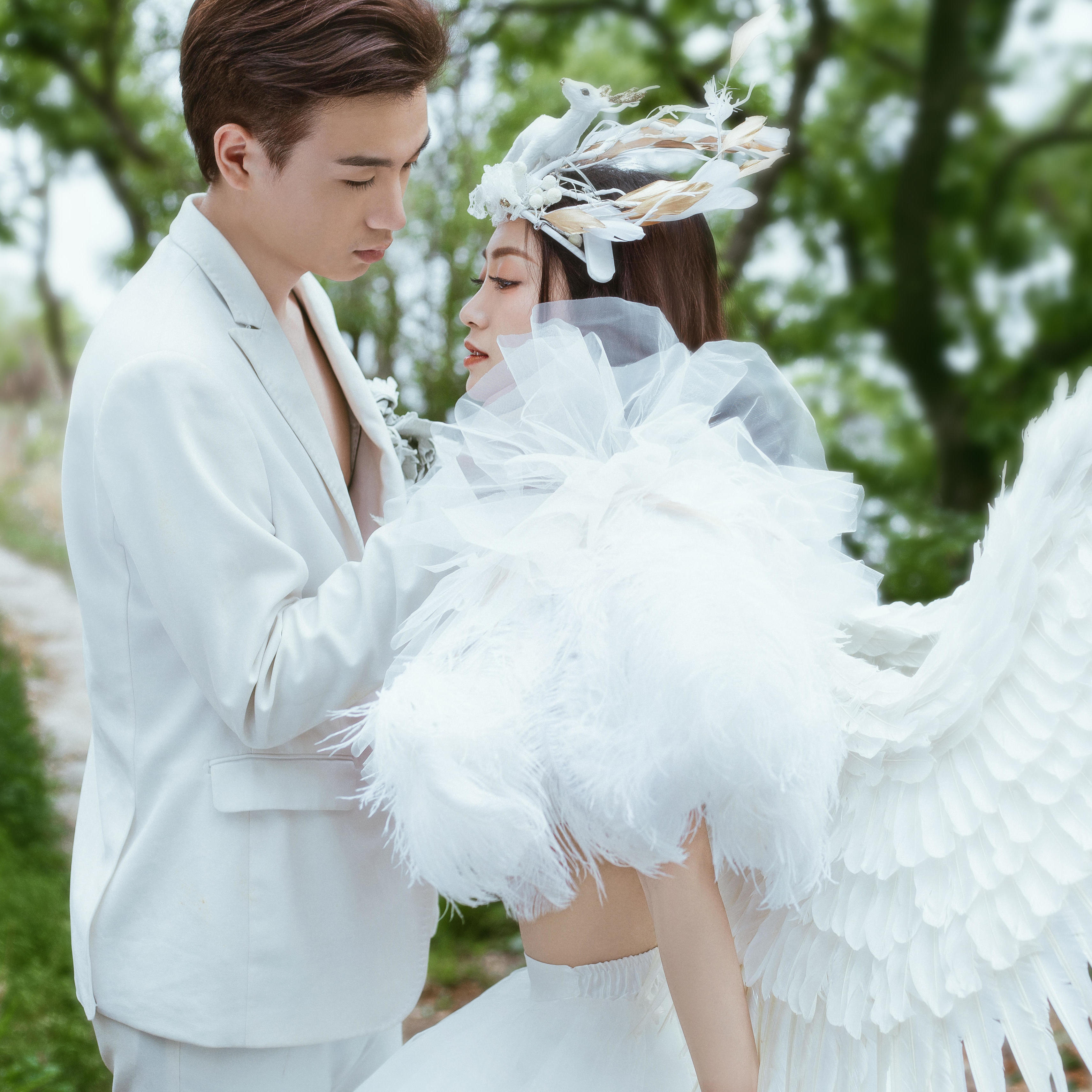 【梦幻森系】天使之翼创意外景客照大赏