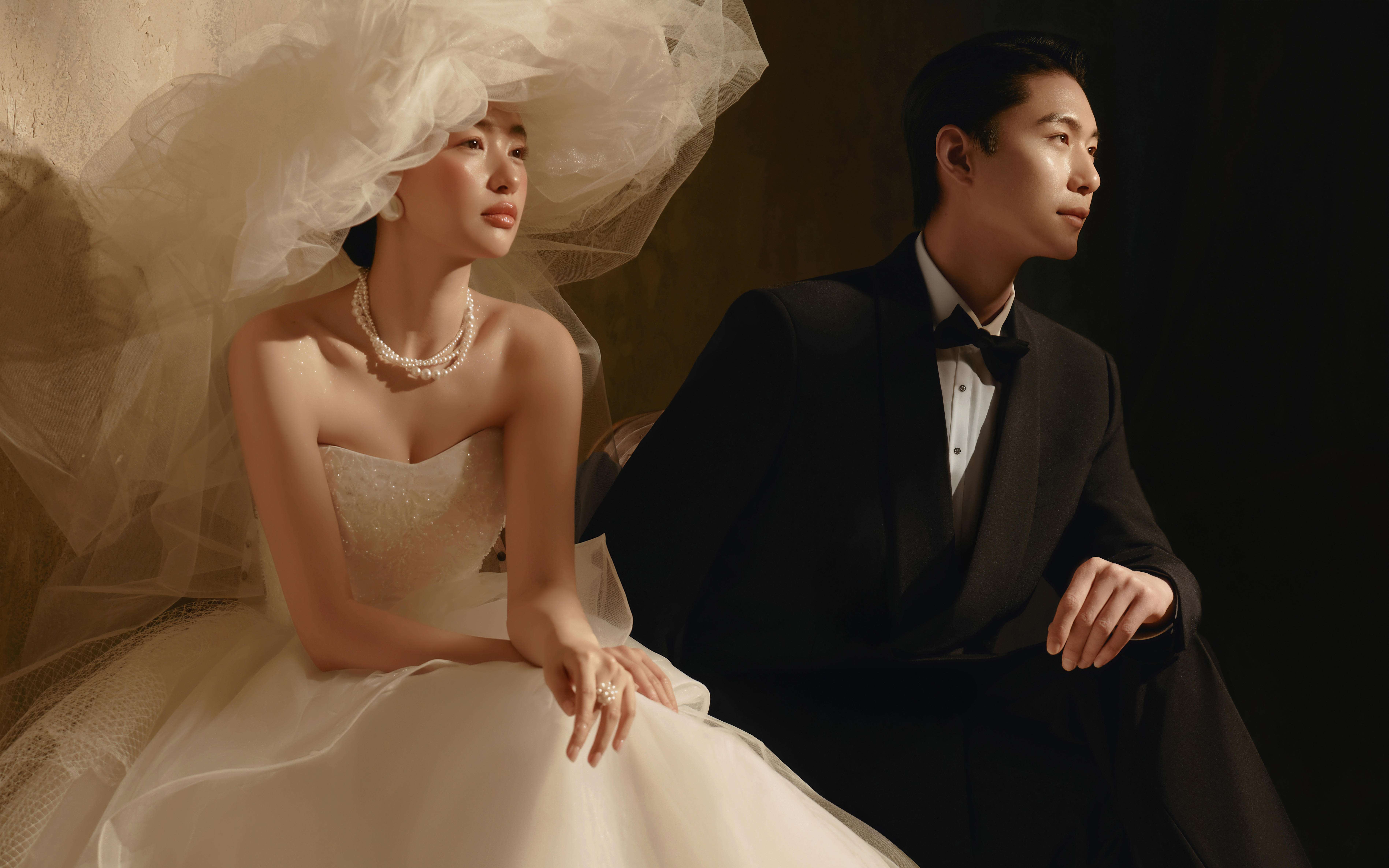 美神降临！法式复古风婚纱照美到了！！