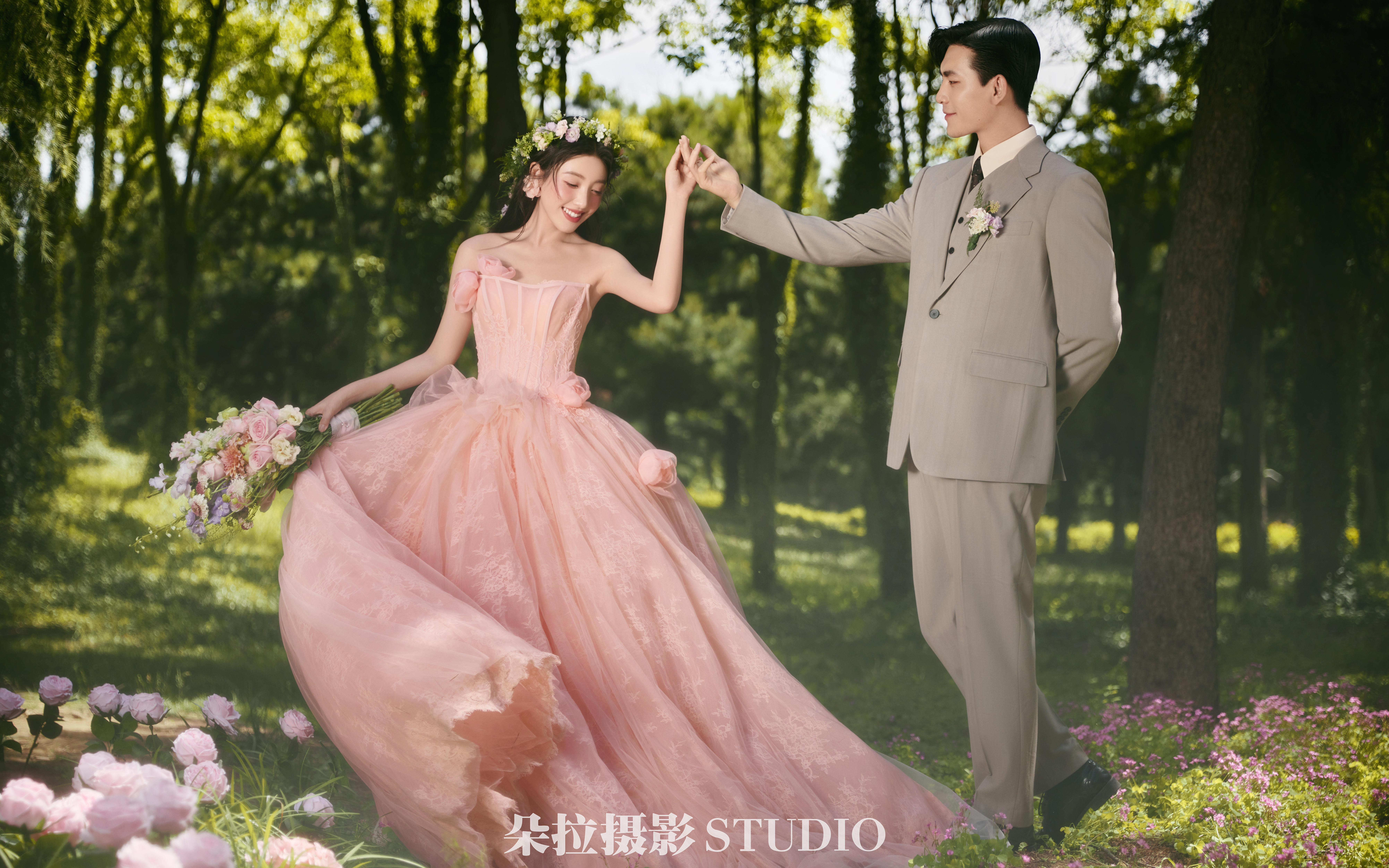 朵拉攝影 | 花仙子般的婚紗照