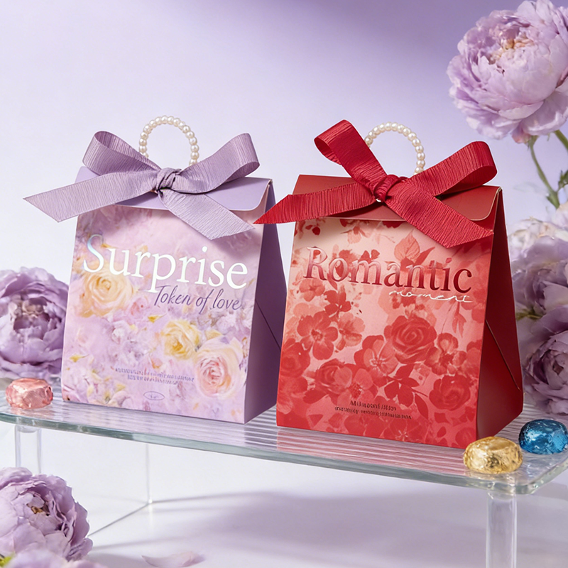 包好发货 大号糖盒10-12颗喜糖成品珍珠圆环款欧式 喜糖+喜糖盒【成品喜糖不支持退换】