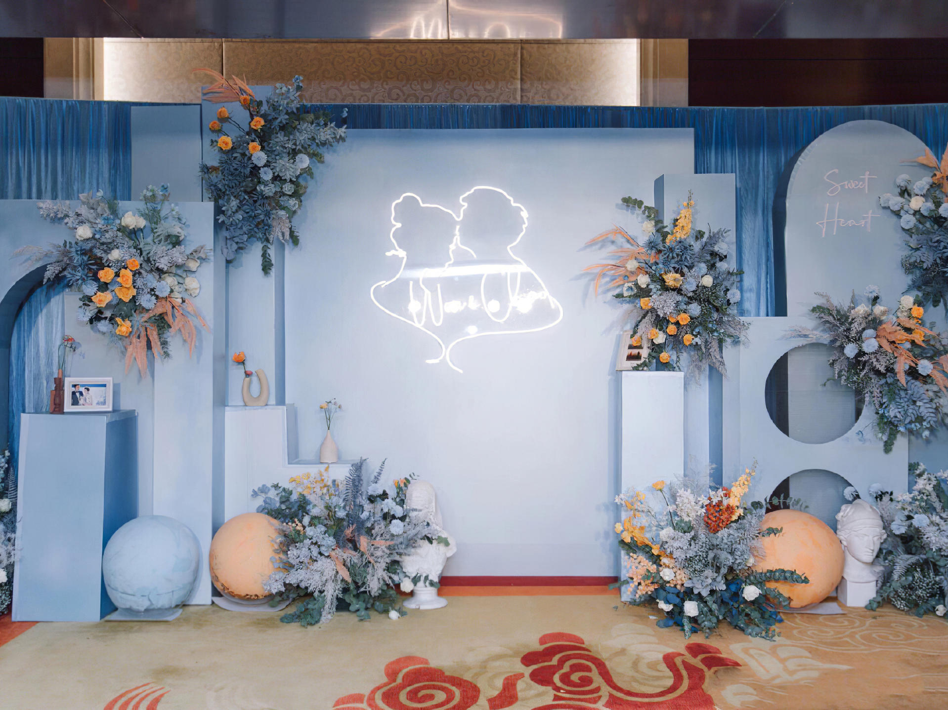 【千禧婚礼】蓝色简约风婚礼