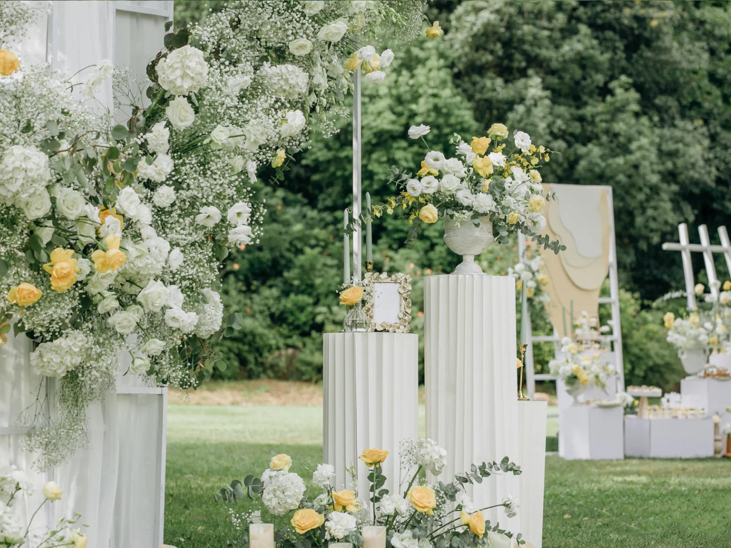 户外小清新婚礼 | 和你一起，一不小心甜到白头。