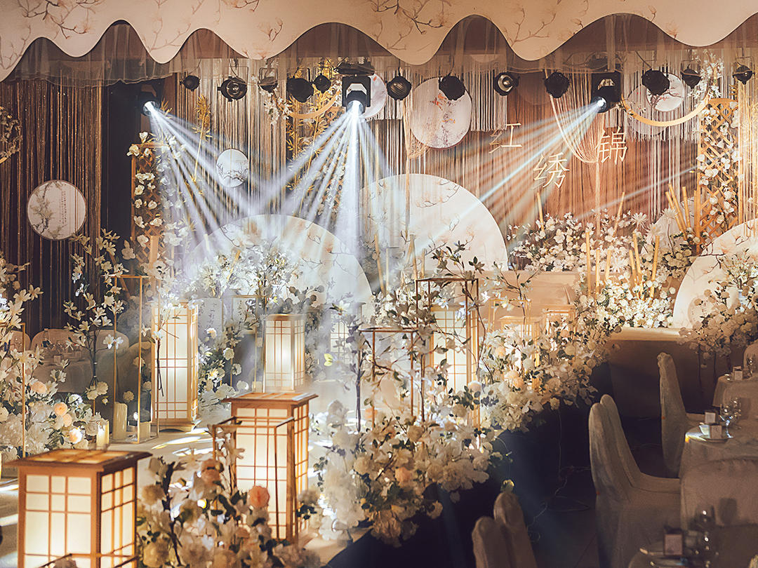 【天空之城】香槟色新中式婚礼 赠送中式婚礼主持