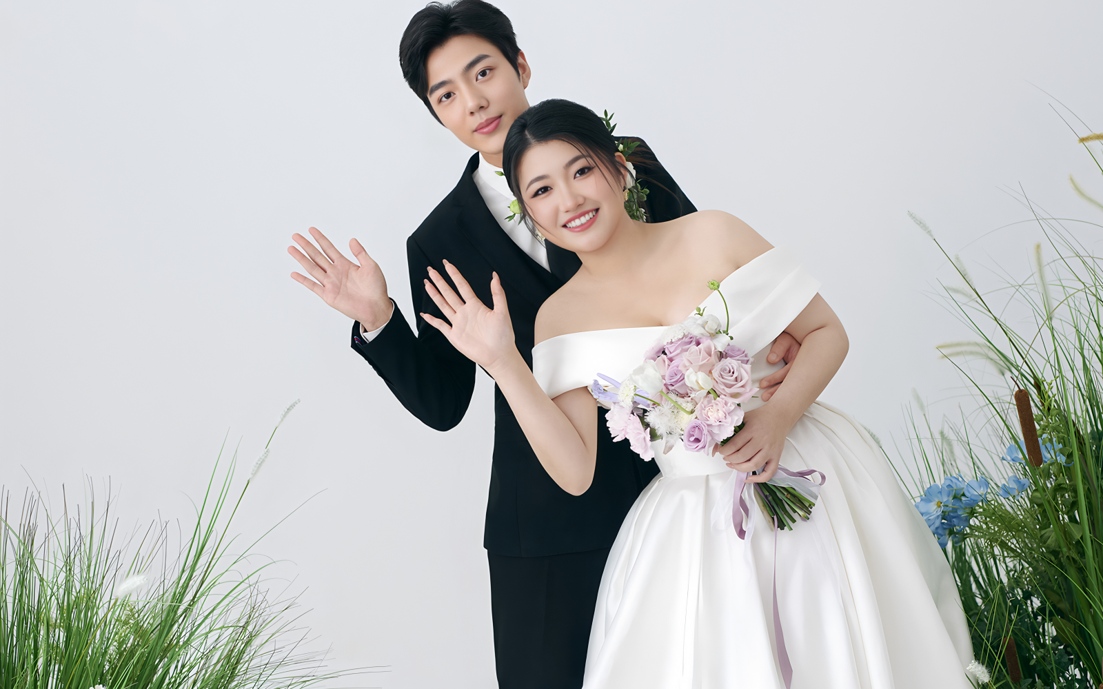 谁懂啊！！胖妹妹的婚纱照也能拍出韩系高级感