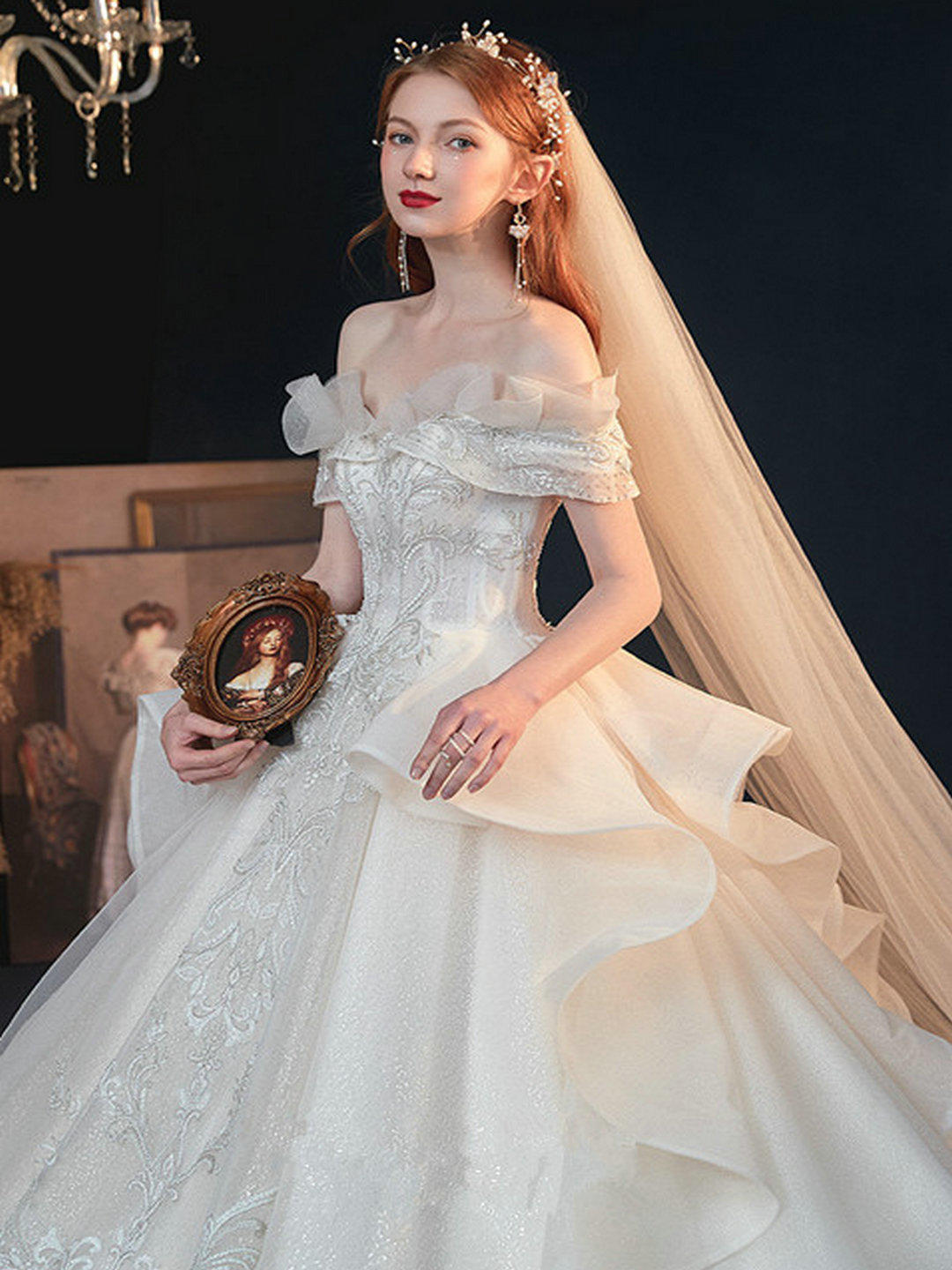 【五一超值款】仪式主婚纱+出门纱+伴娘服3件套