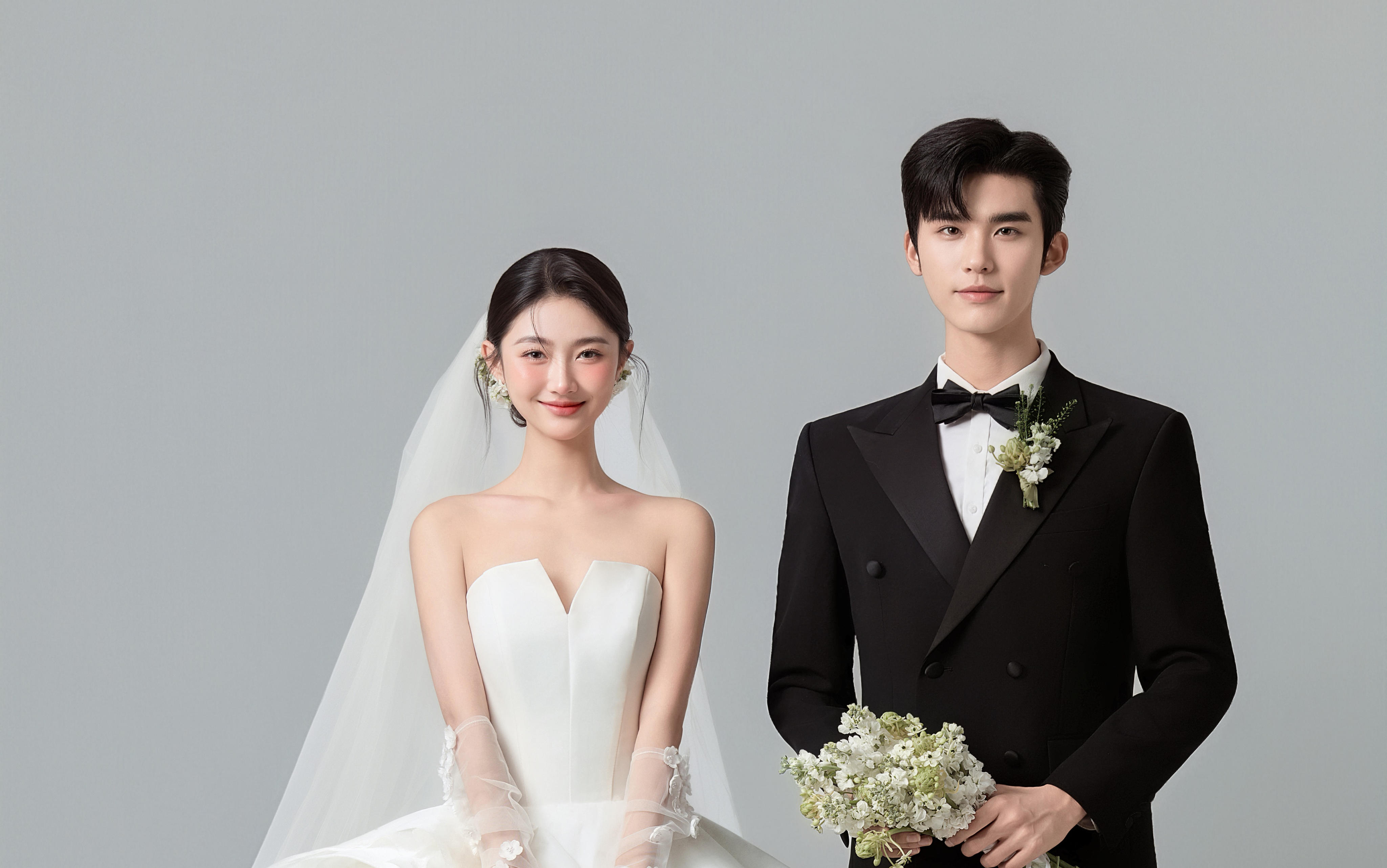 韩式光影婚纱照也太绝了吧！是谁又幸福住了 -