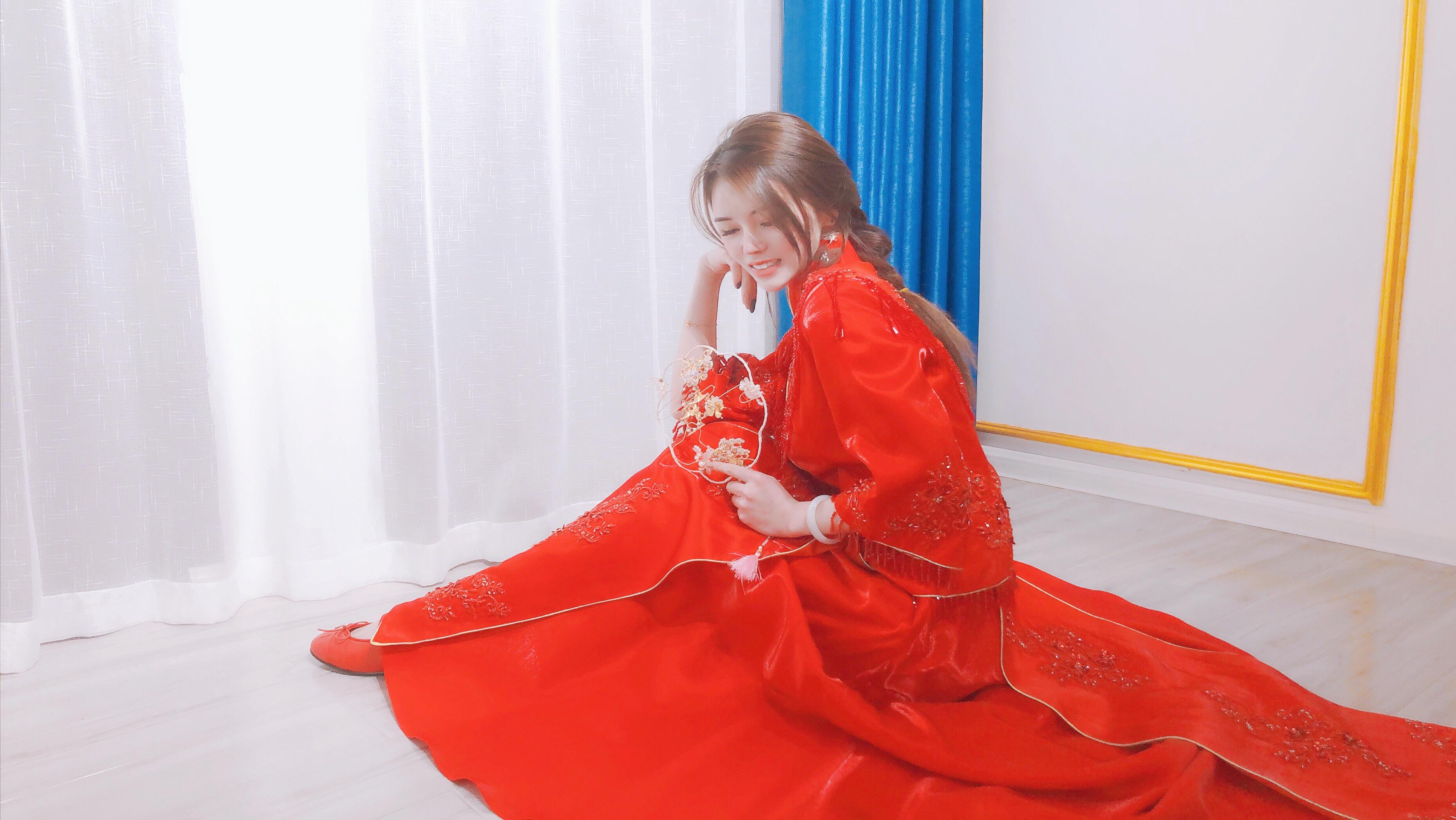 ［特色秀禾］限时特价 中式秀禾丝绸敬酒服中式礼服