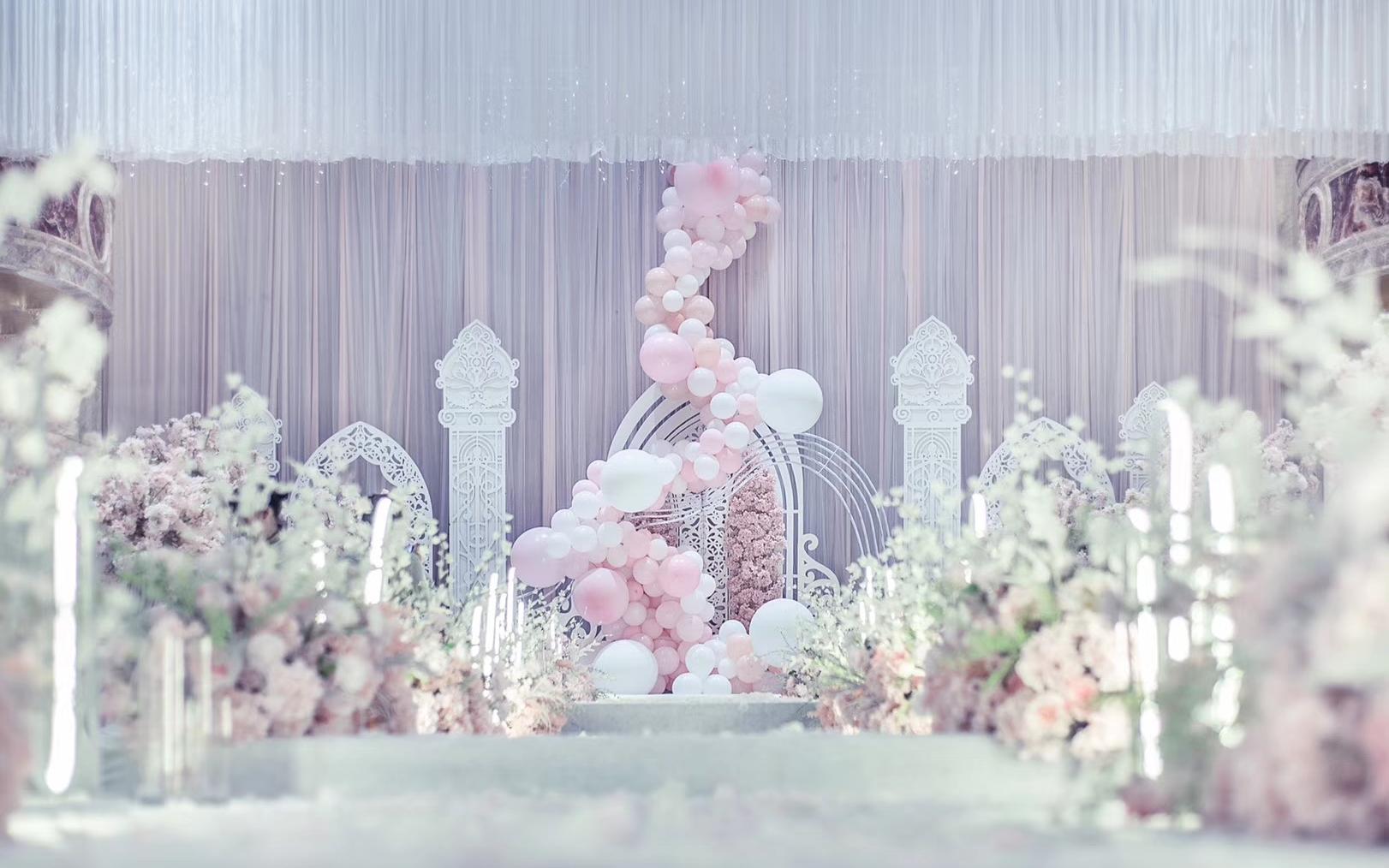 【蜜悦婚礼】粉色梦幻气球主题婚礼