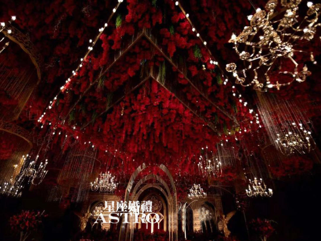 星座婚礼  复古风格 红金色 【心城】