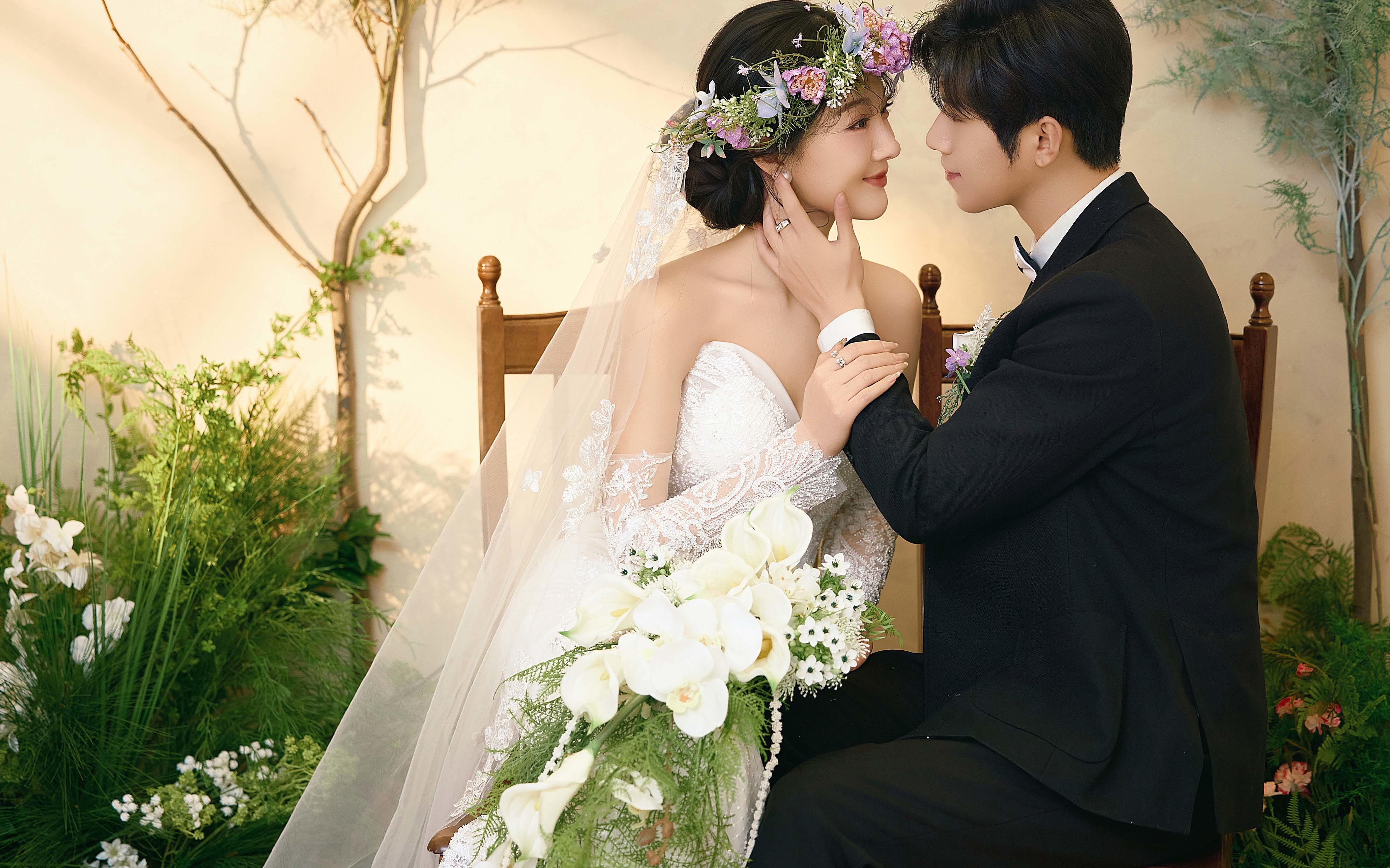 甜妹首 選 室內(nèi)韓系婚紗照真的巨巨巨出片