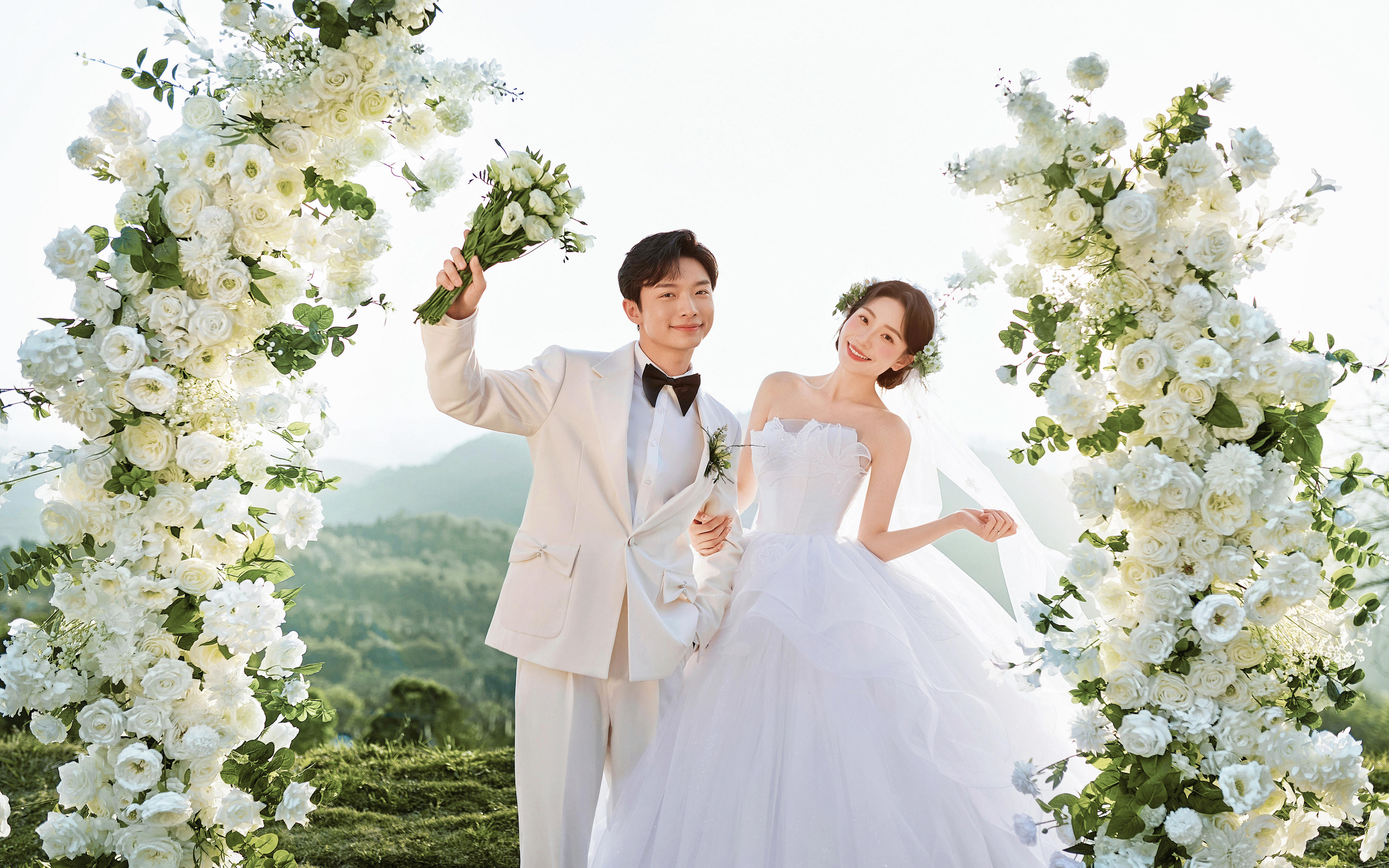 目的地婚礼婚纱照