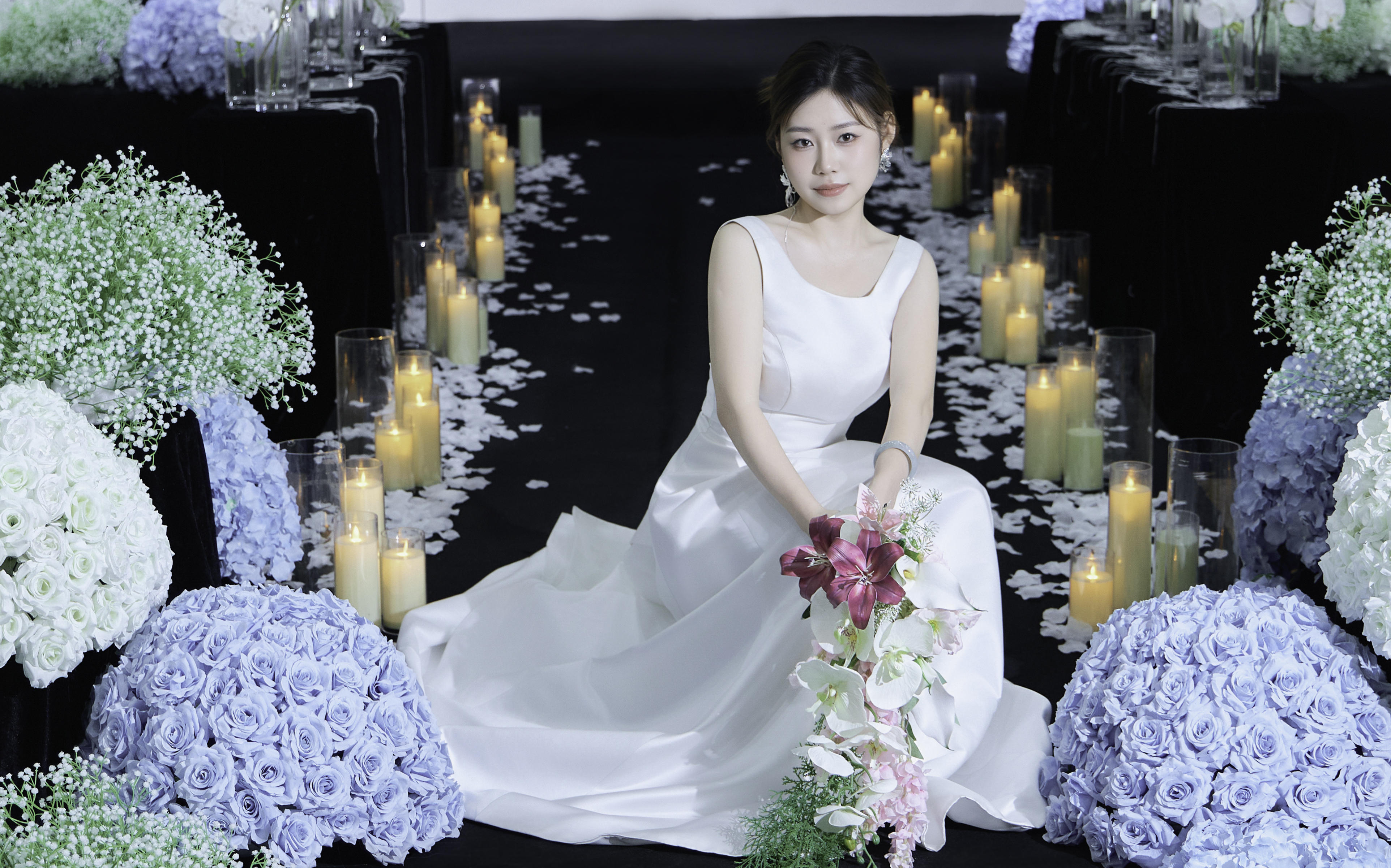 保留LED屏幕的婚礼真的香！