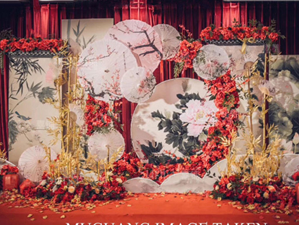 圆。家 新中式   红色+个性定制+优惠劵