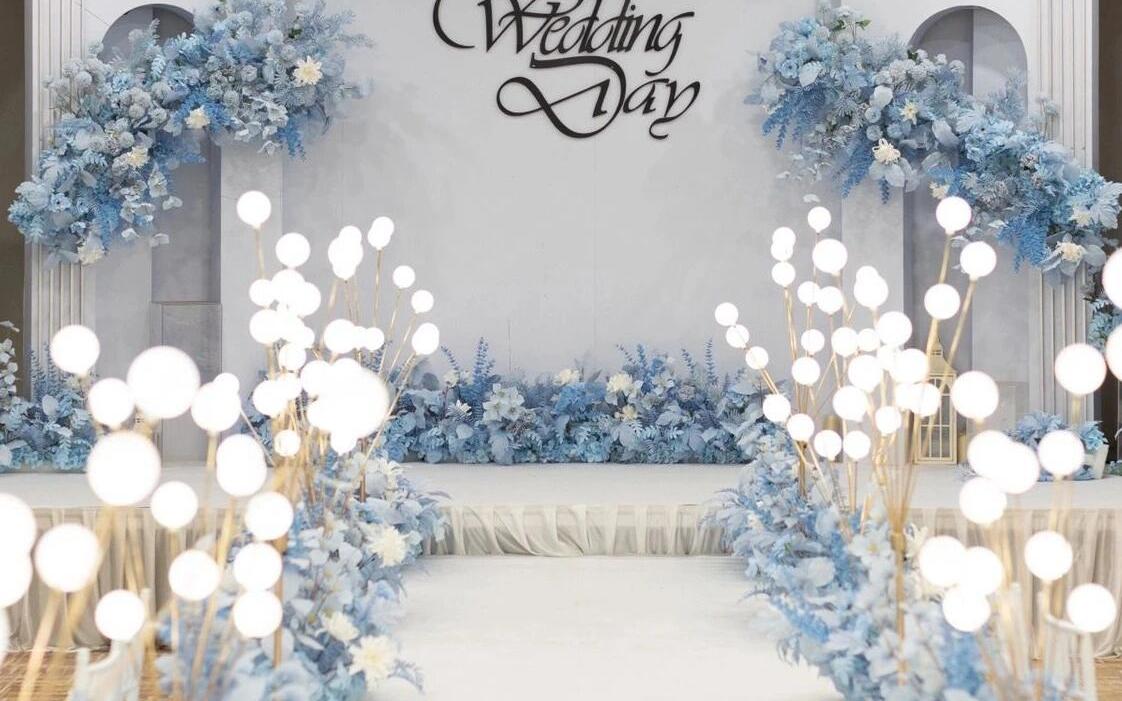 【梦幻雾霾蓝色婚礼】