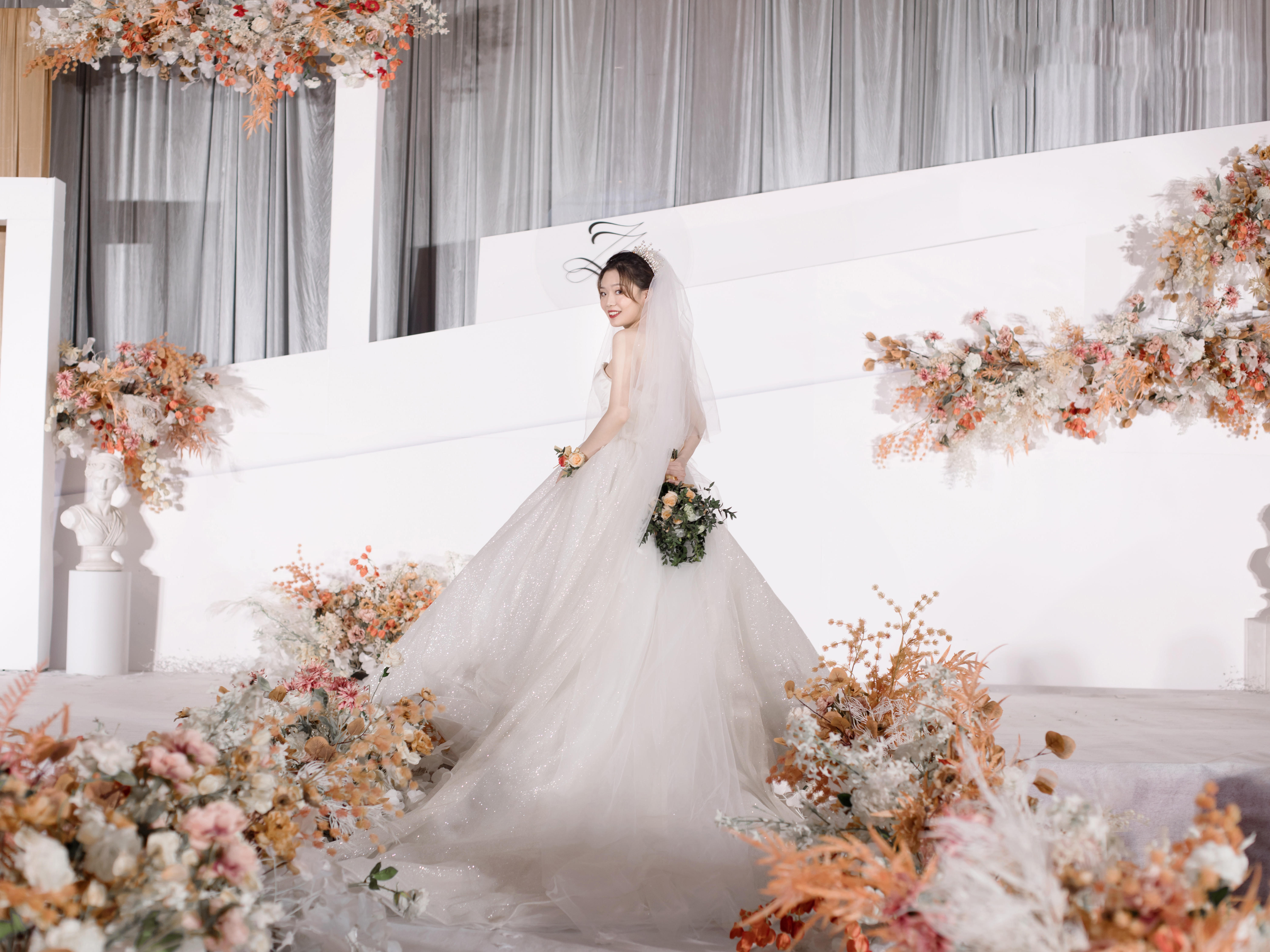 香槟秋婚礼//奶茶色的质感