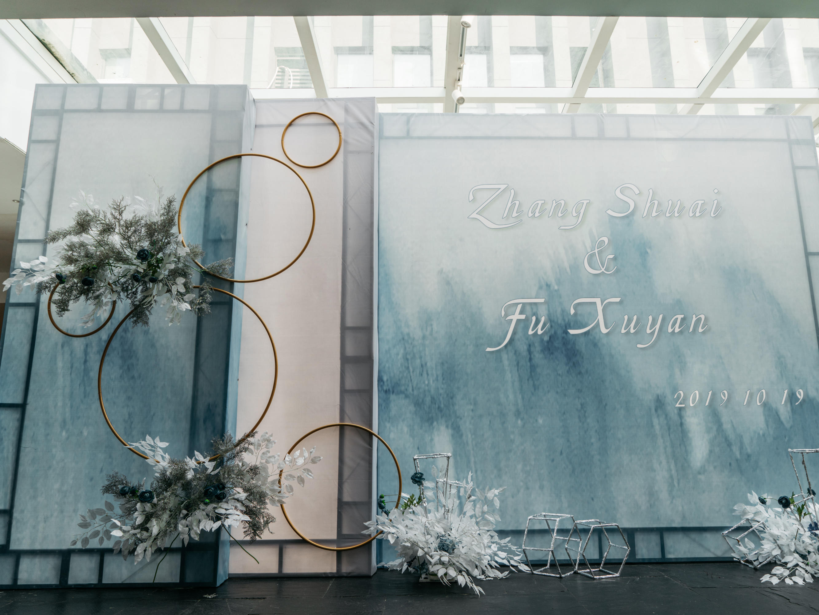 一克拉婚礼 | 蓝白色 梦幻婚礼