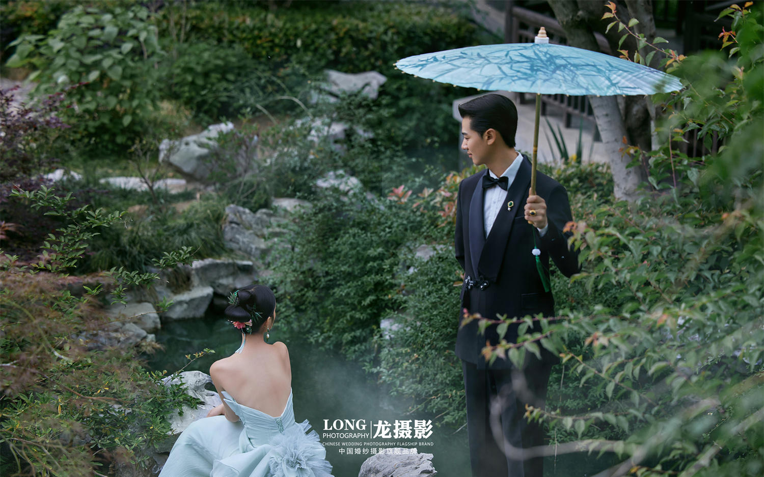 【西北龙摄影】温婉大气新中式园林婚纱照
