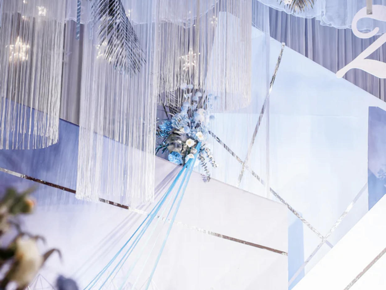 【In诺定制】几何爱言婚礼布置