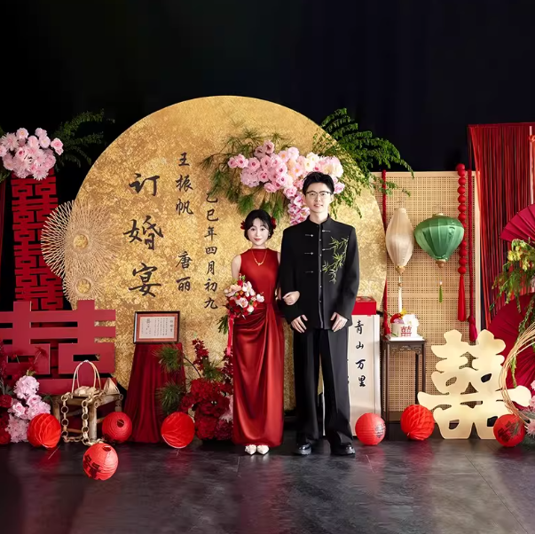 【定制鏈接】訂婚kt板紅金藍粉（勿直拍）聯(lián)系客服200-700為主