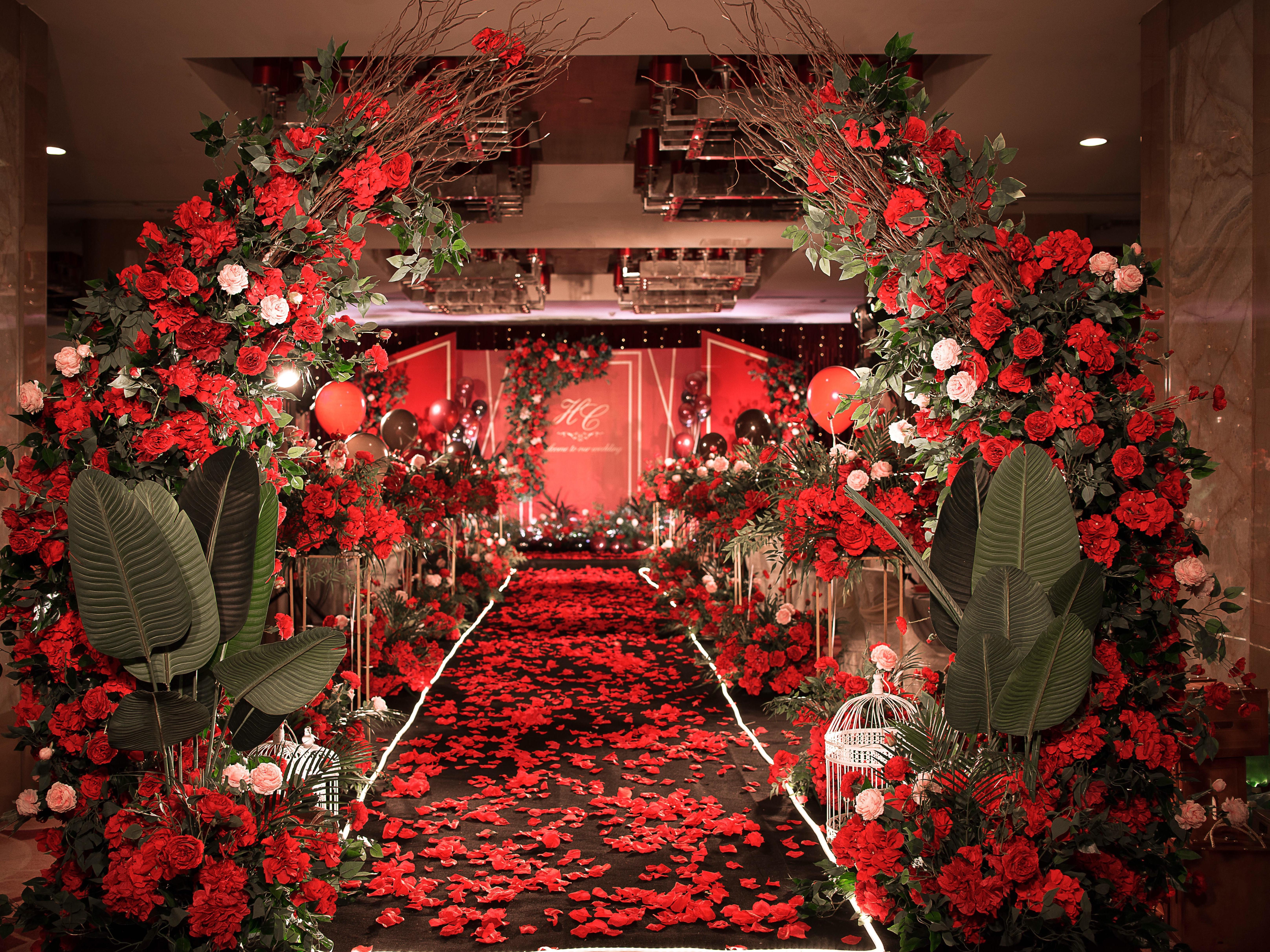 （柏拉图婚礼）红色复古婚礼