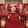 【焦糖婚礼】新中式红色凸显名称设计婚礼包四大金刚