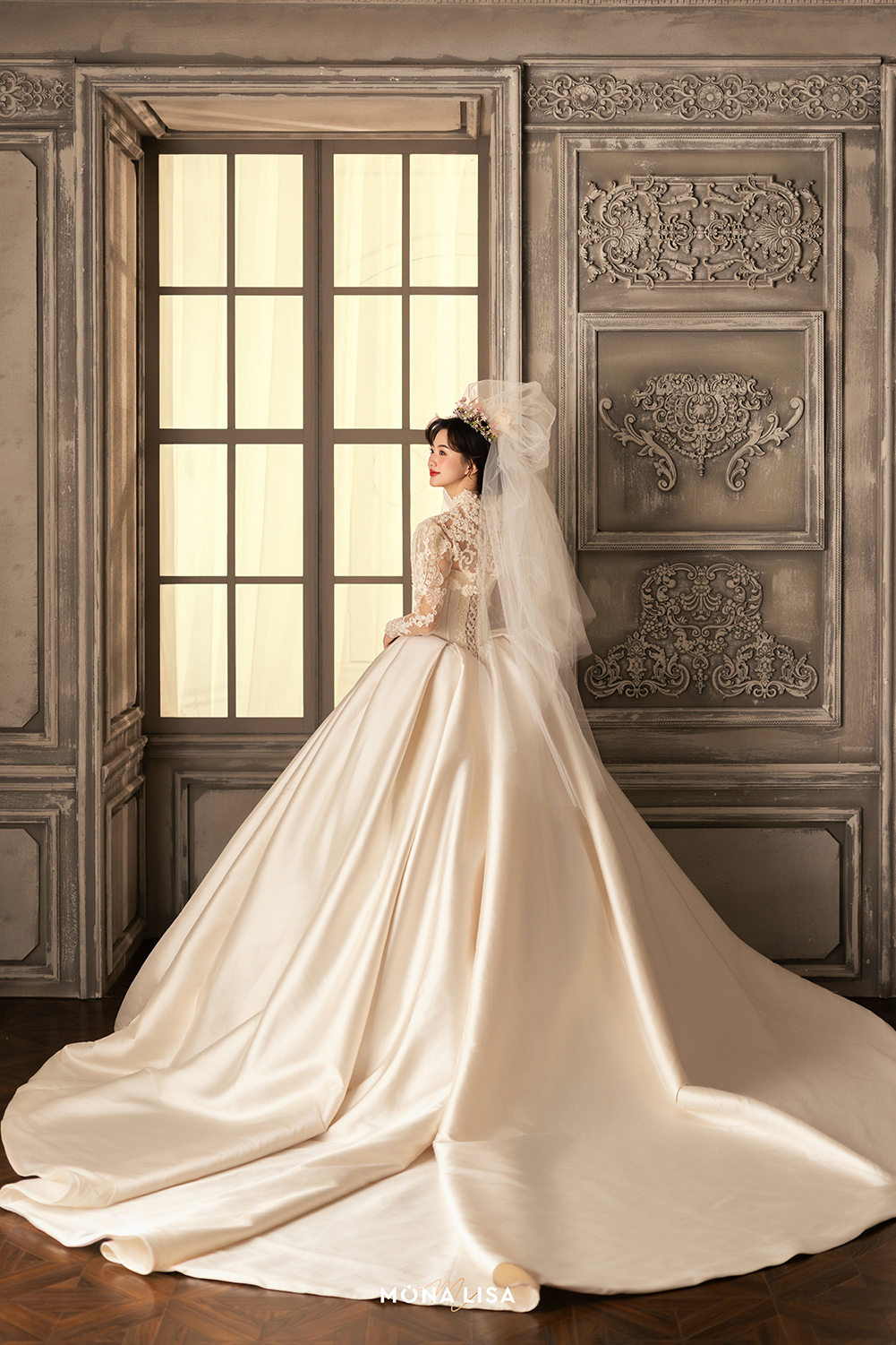 心动无数次的殿堂仪式感主纱婚纱照💕巨美