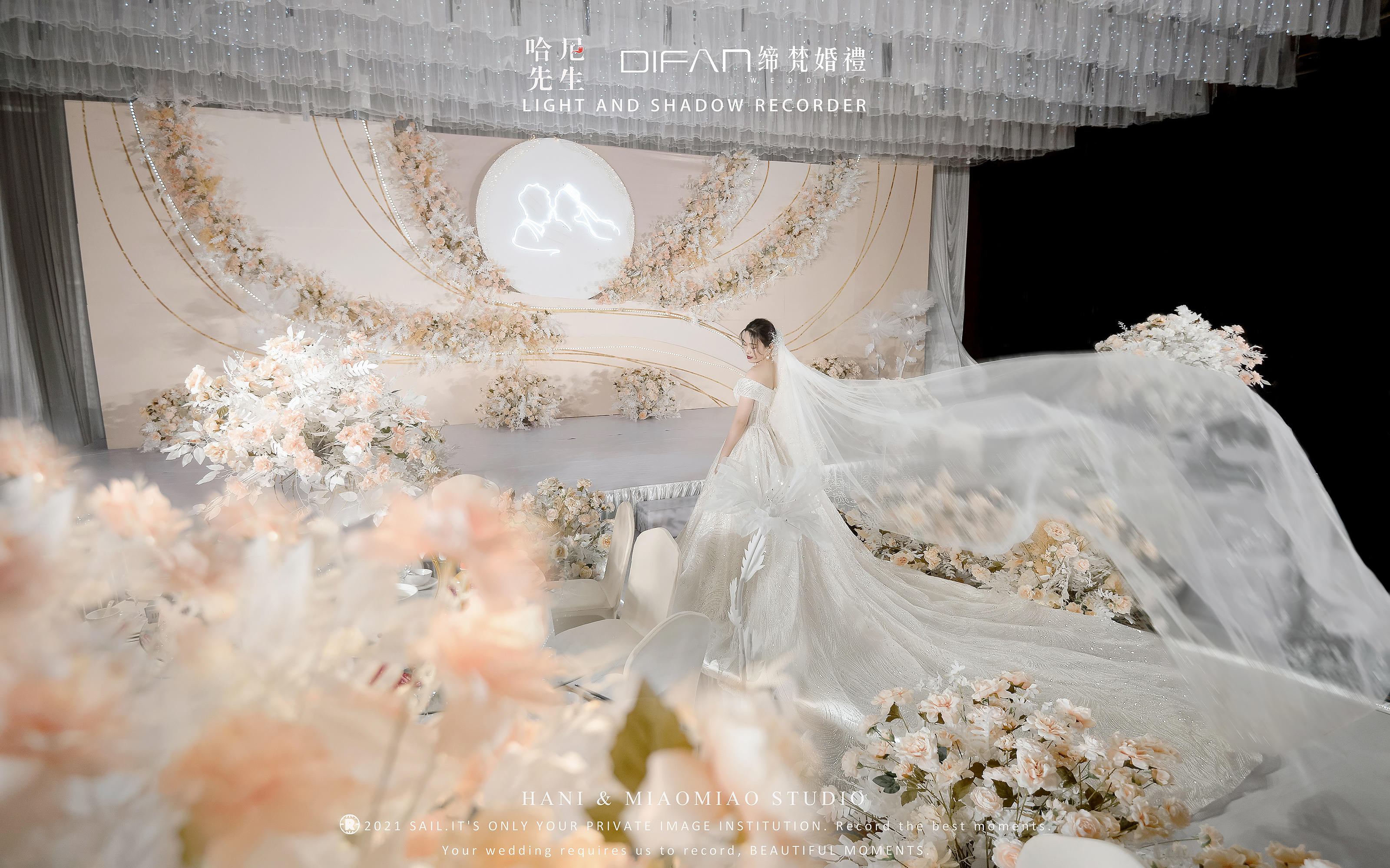 温柔浪漫的香槟色婚礼 高级有质感