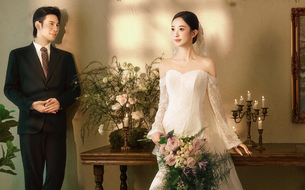 法式氛围感婚纱照！这次我也站在了幸福里