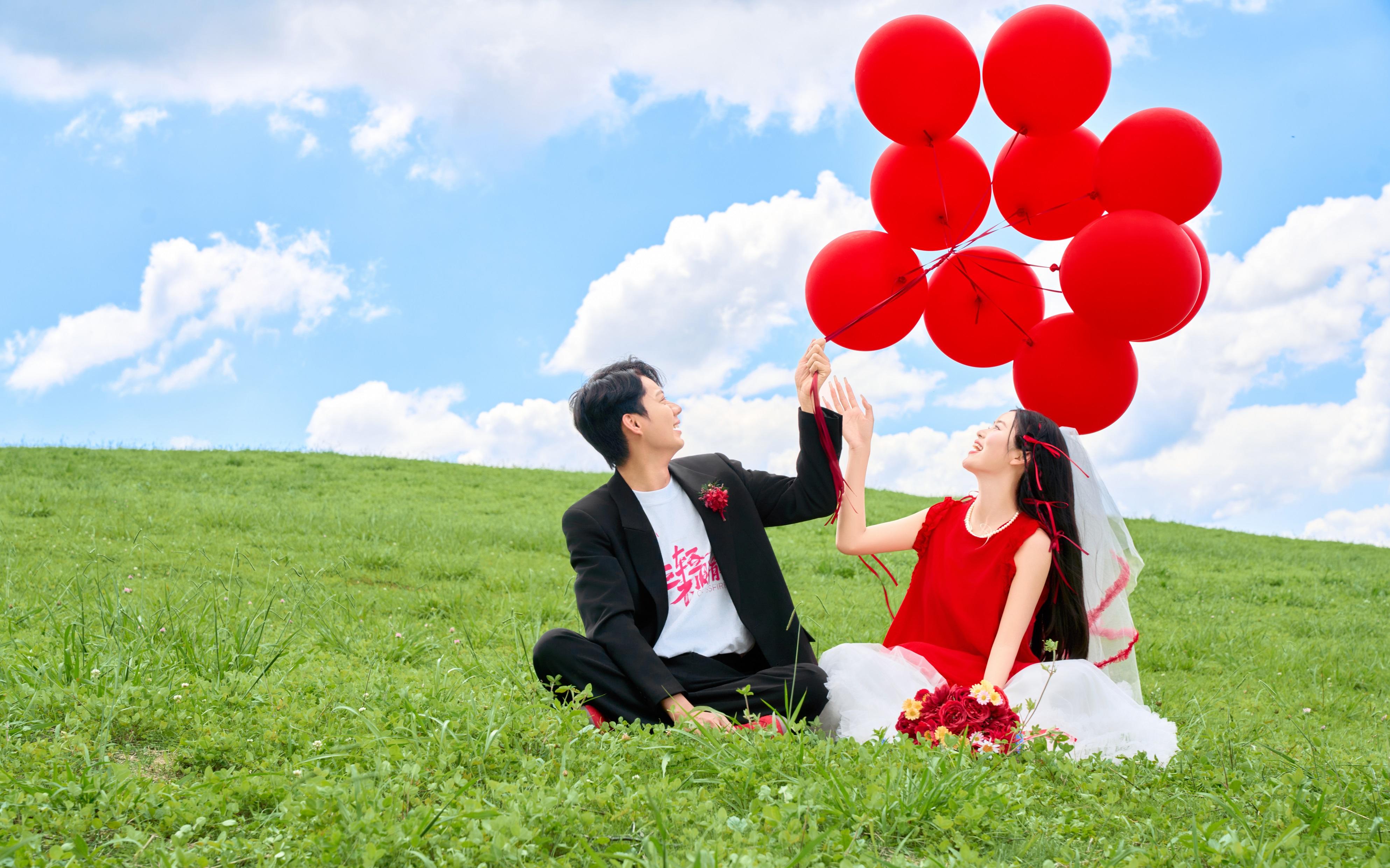 【少年小欢喜】喜嫁婚纱照向上的生命