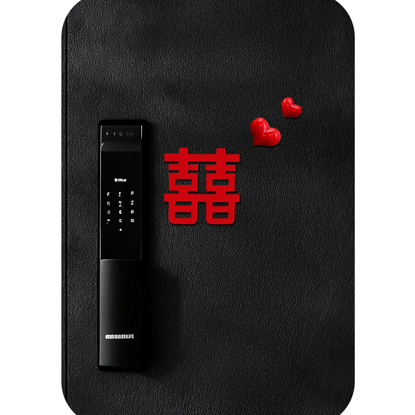 立体喜字冰箱贴 婚房婚礼布置冰箱囍字装饰