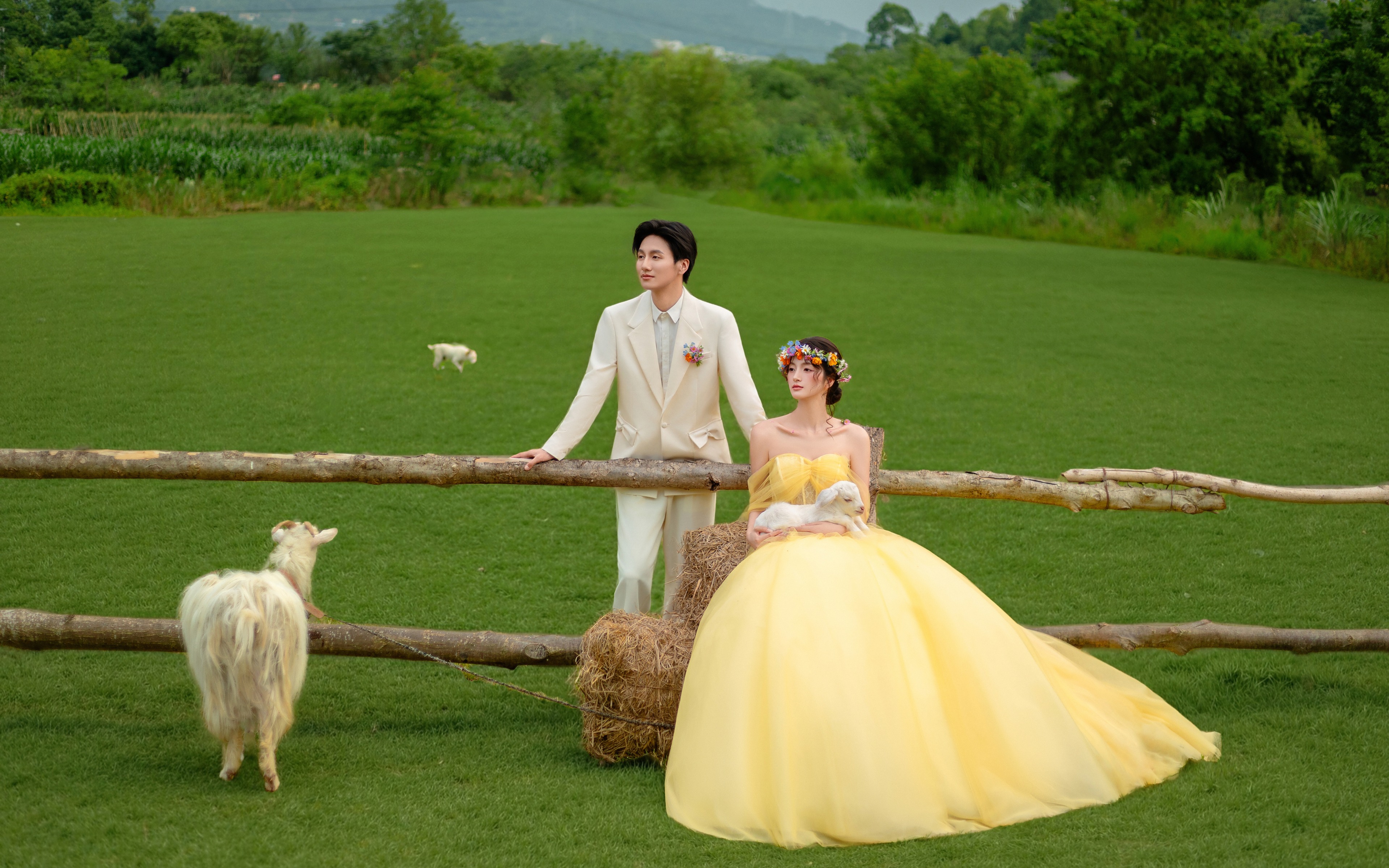 超甜预警❤超有爱的公主风婚纱照甜蜜暴击