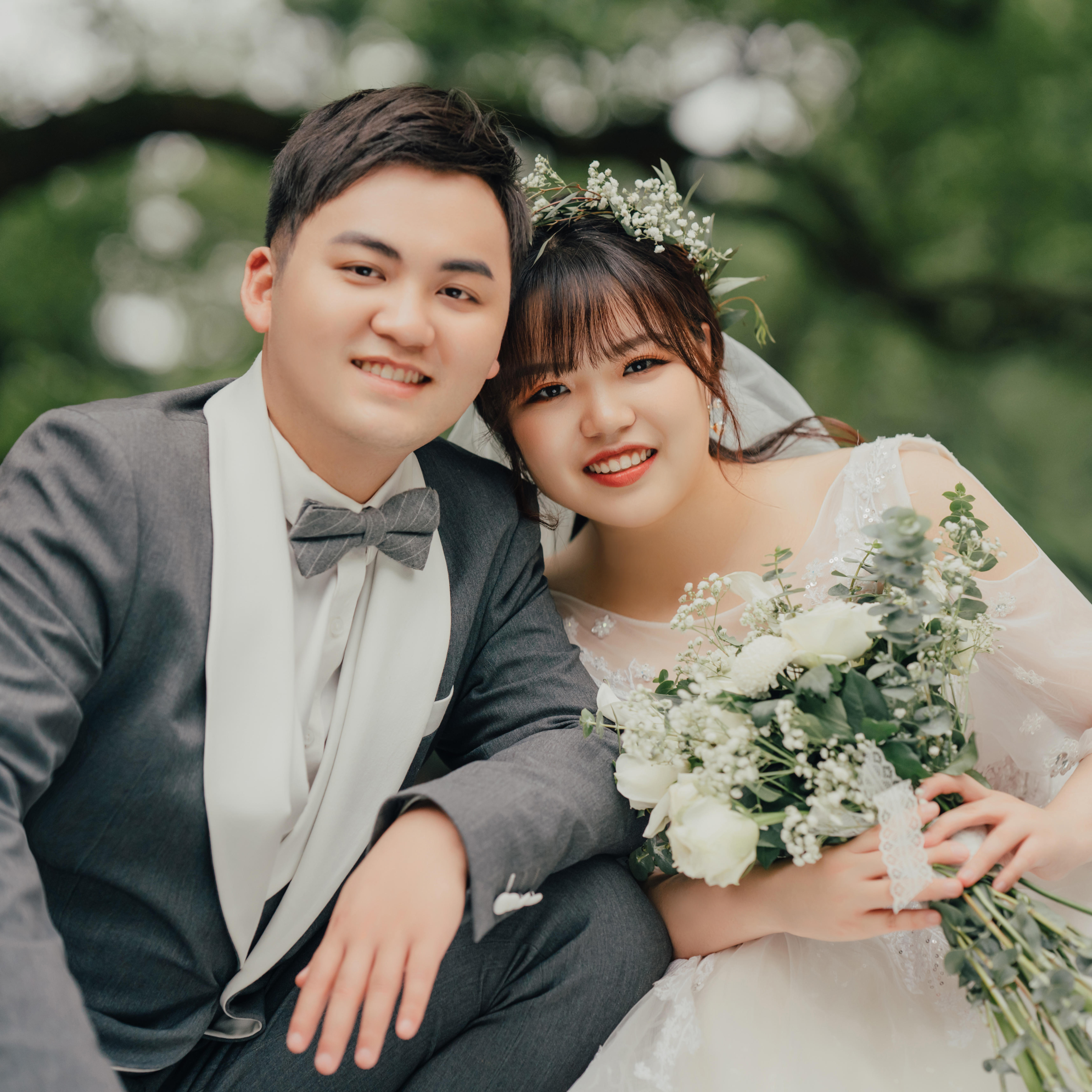 森系婚纱照||甜甜的小清新系列