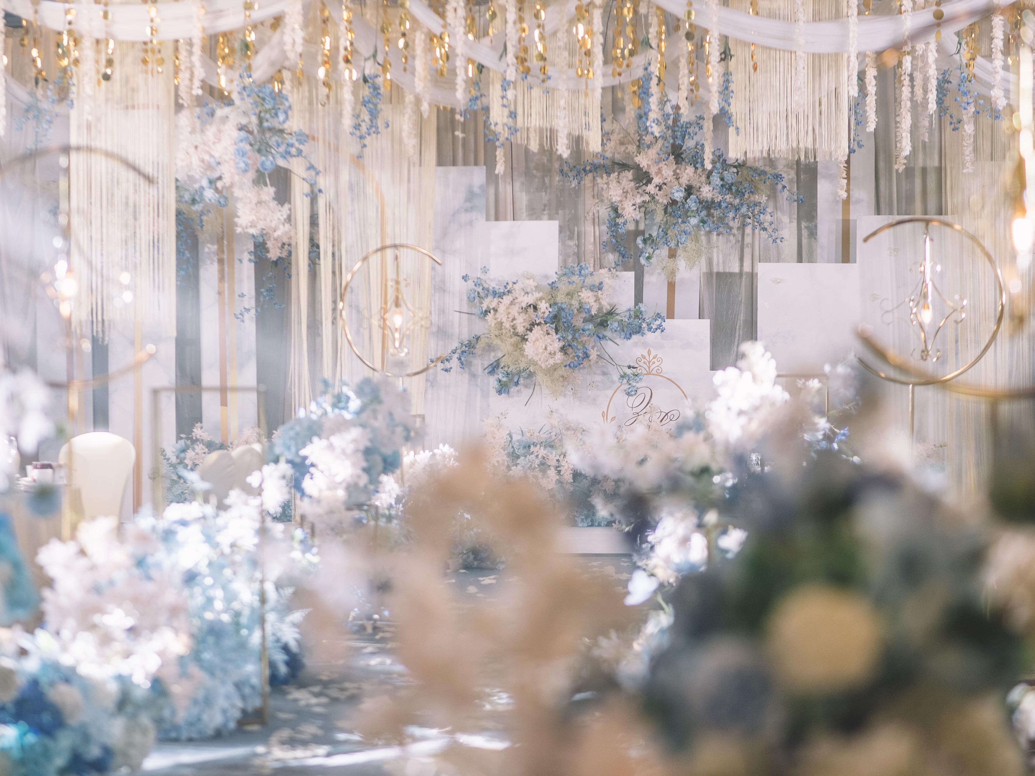 花嫁伊人  蓝色雾霾主题婚礼