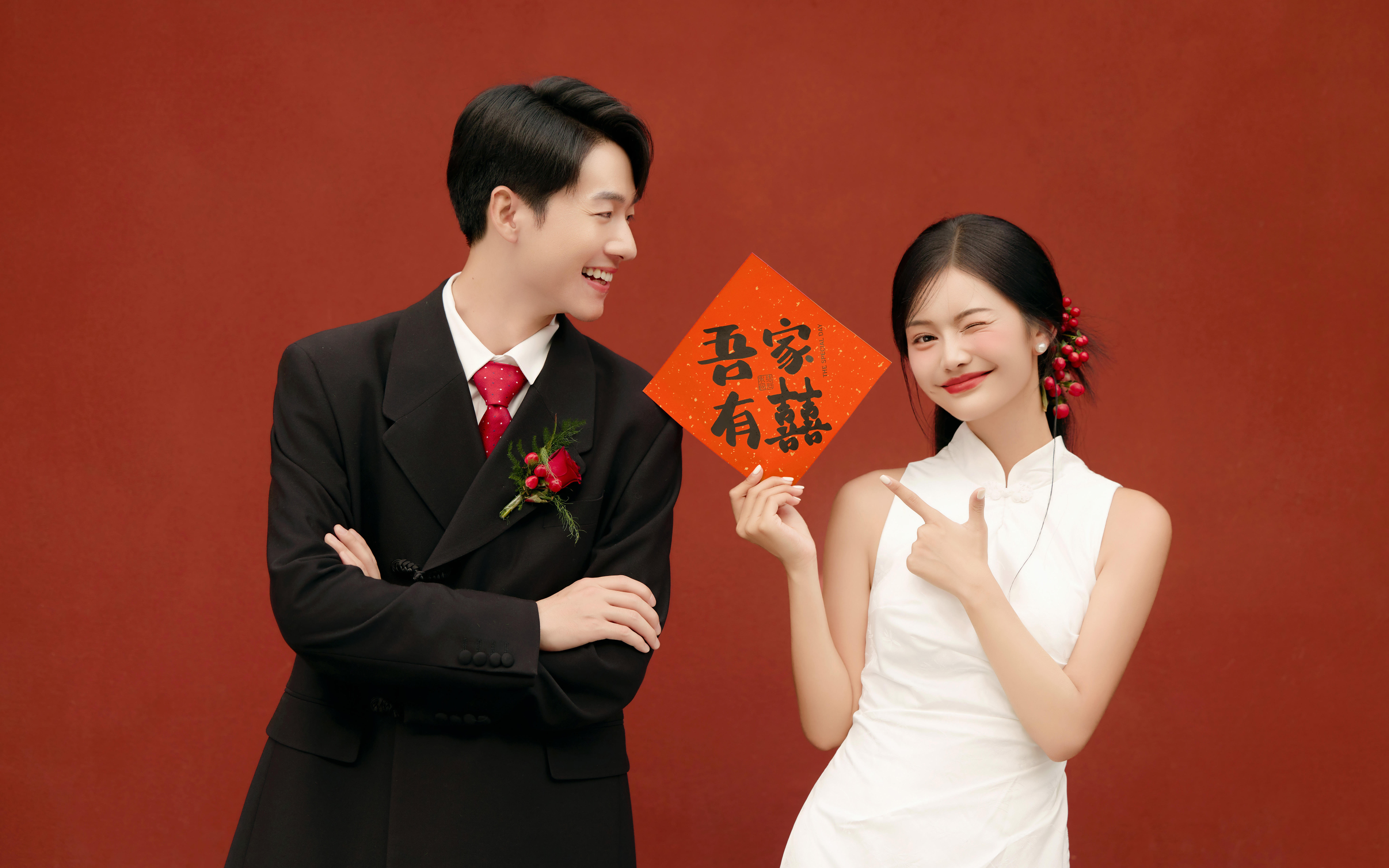 【喜嫁婚照】朱墙黛瓦衬笑颜，解锁人气甜妹风