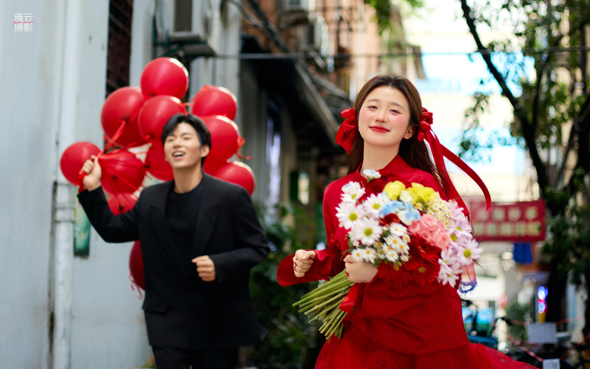 【客片】我的山城小欢喜喜嫁婚纱照每一张都很出片