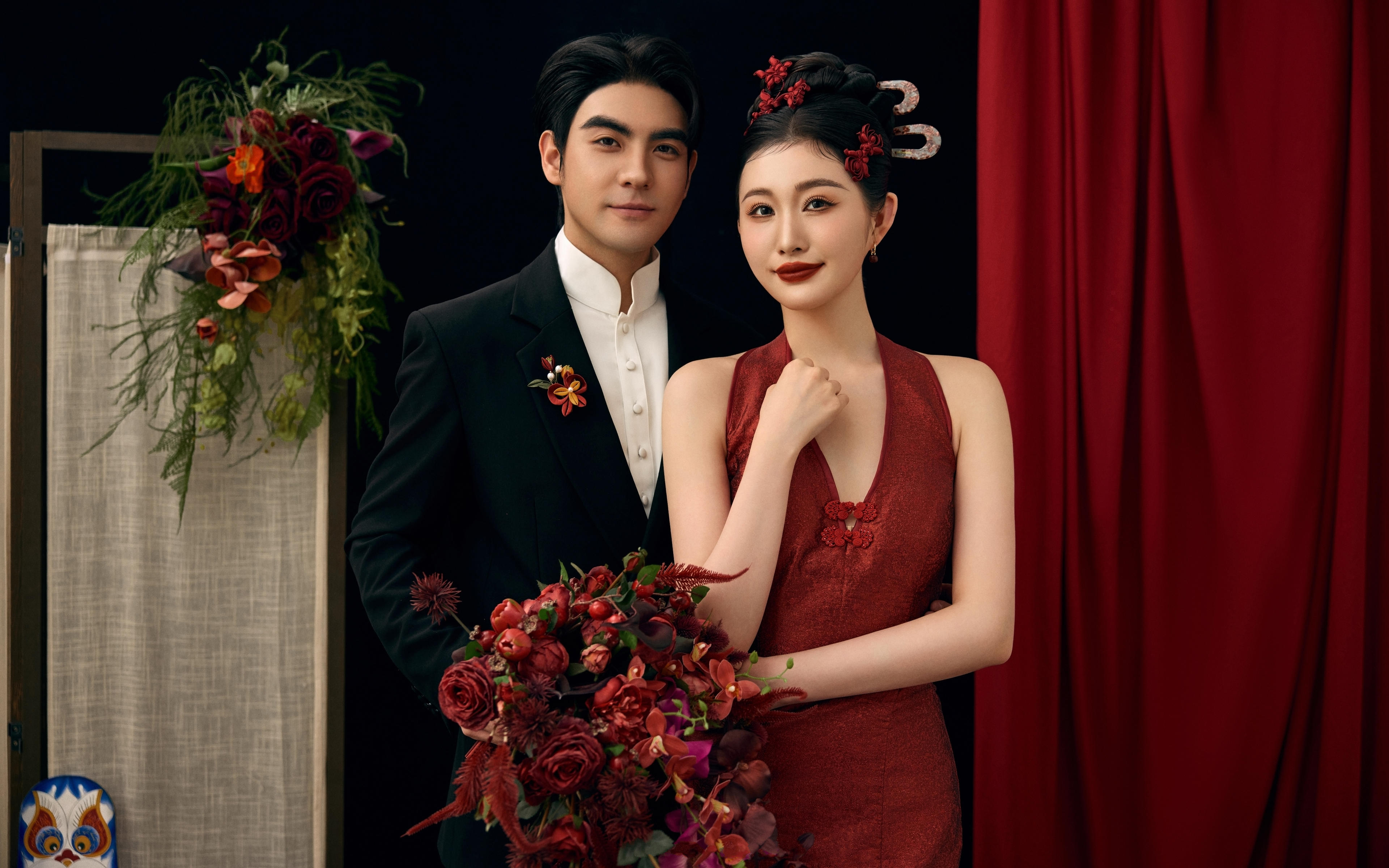 【推薦商家】光合流年 雨景  雪景 花墻  森系