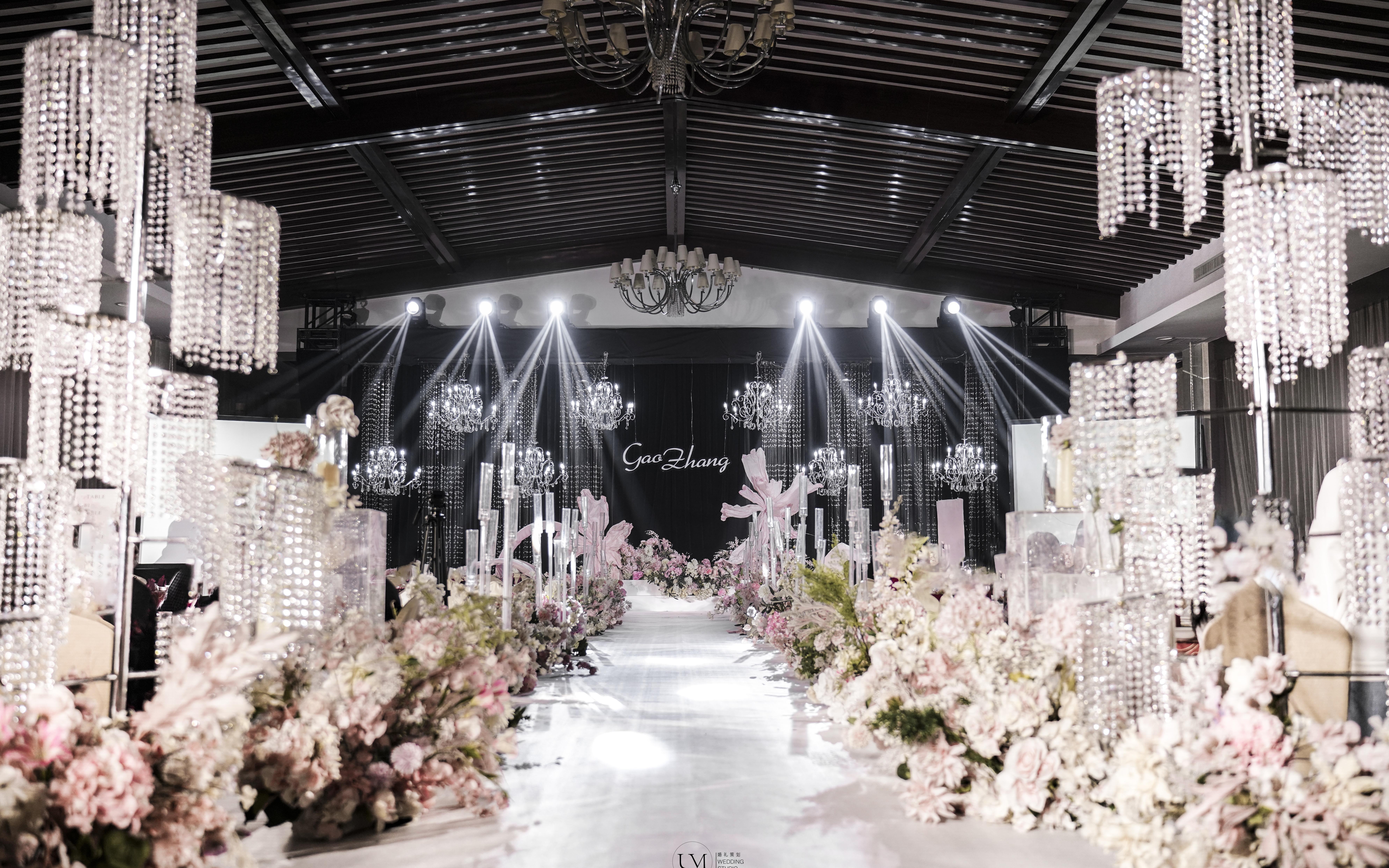 【UM婚禮】西安南山苑酒店 水景粉色系婚禮