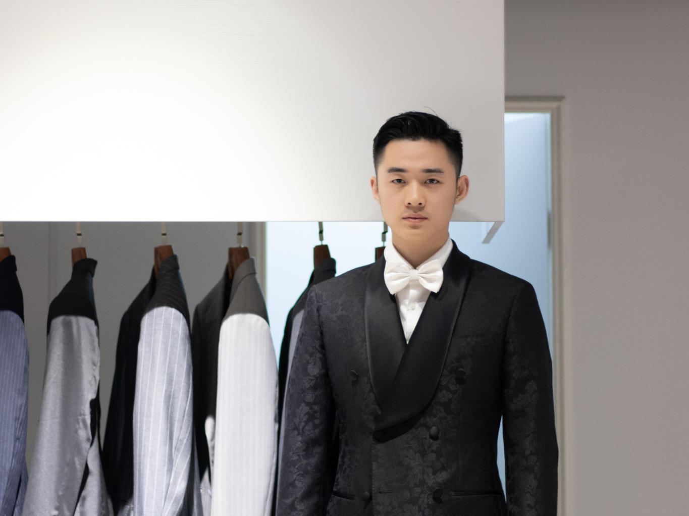 【礼服套装】黑色礼服可参加婚礼宴会等场合