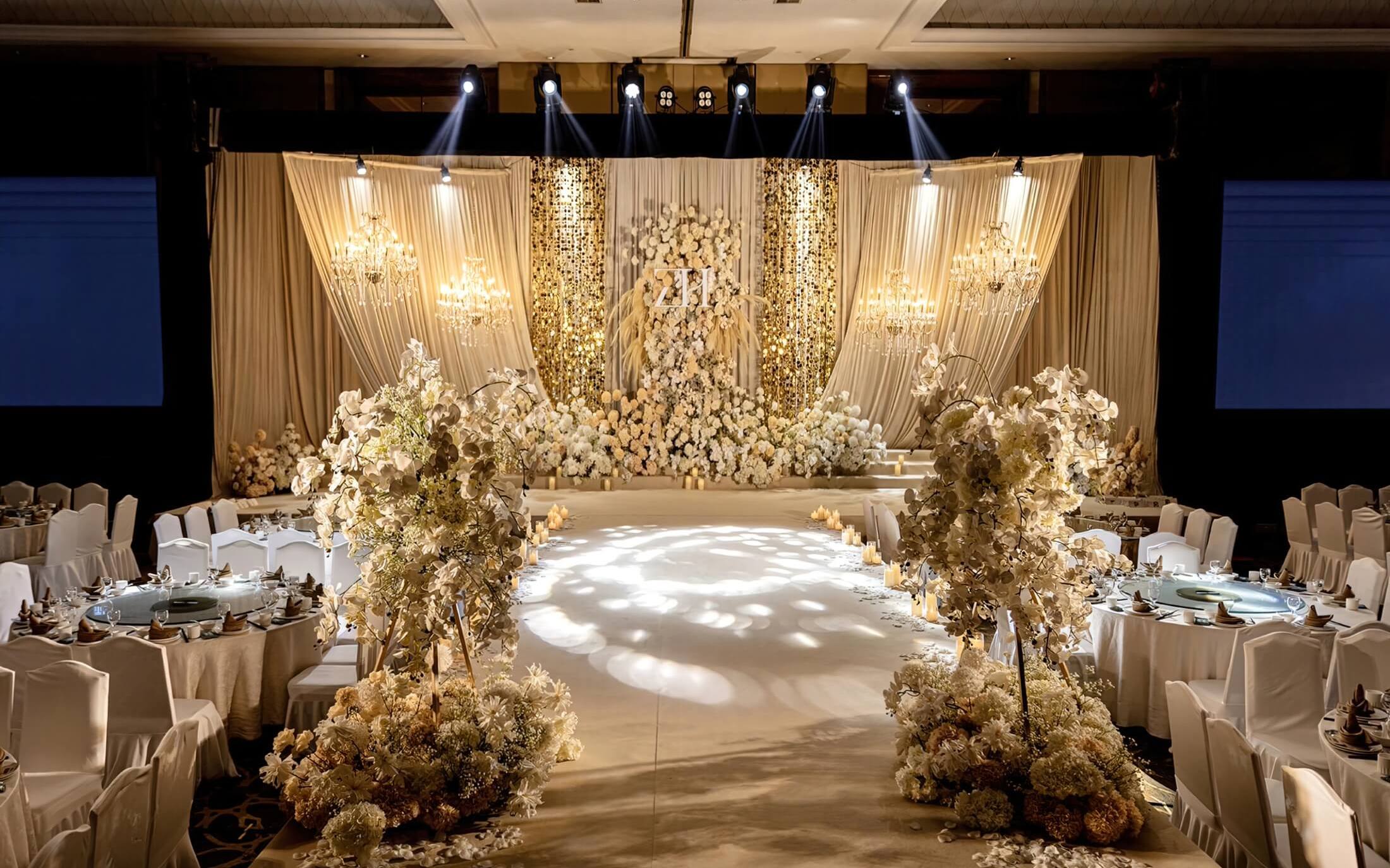 老钱风鎏金金色系婚礼