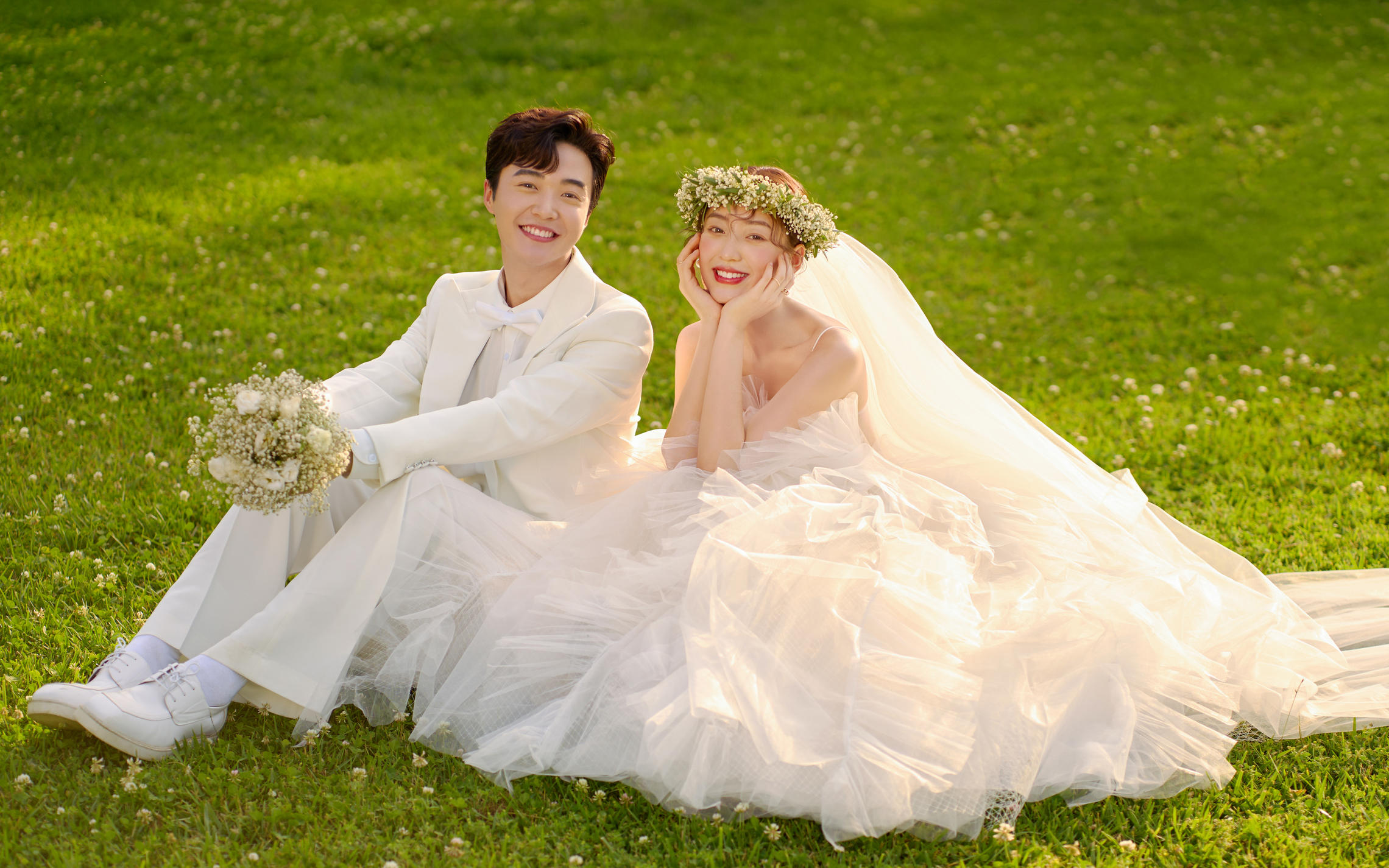 森系黃昏??光影治愈輕甜婚照