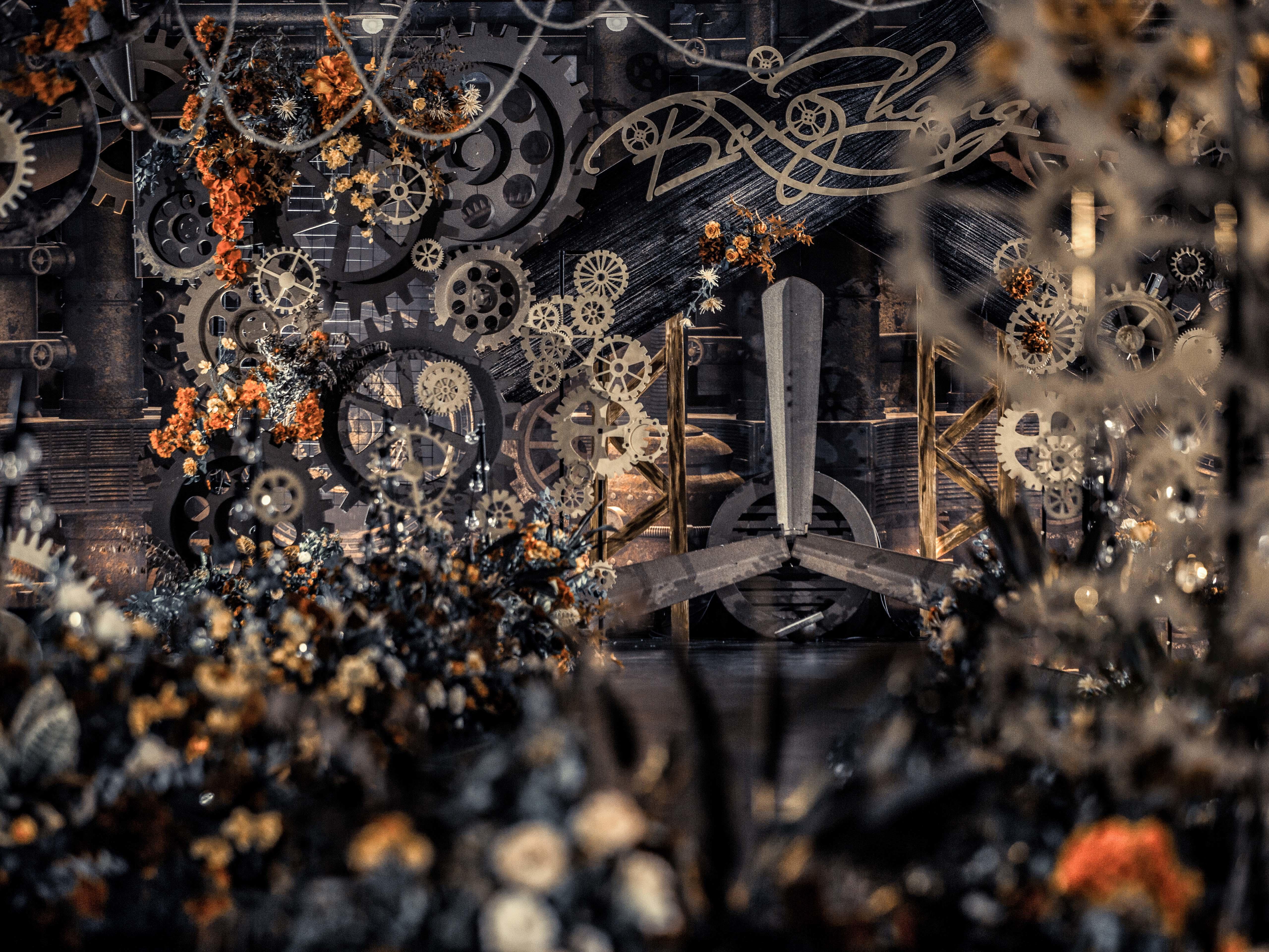 摩登婚礼-黑色复古工业风婚礼