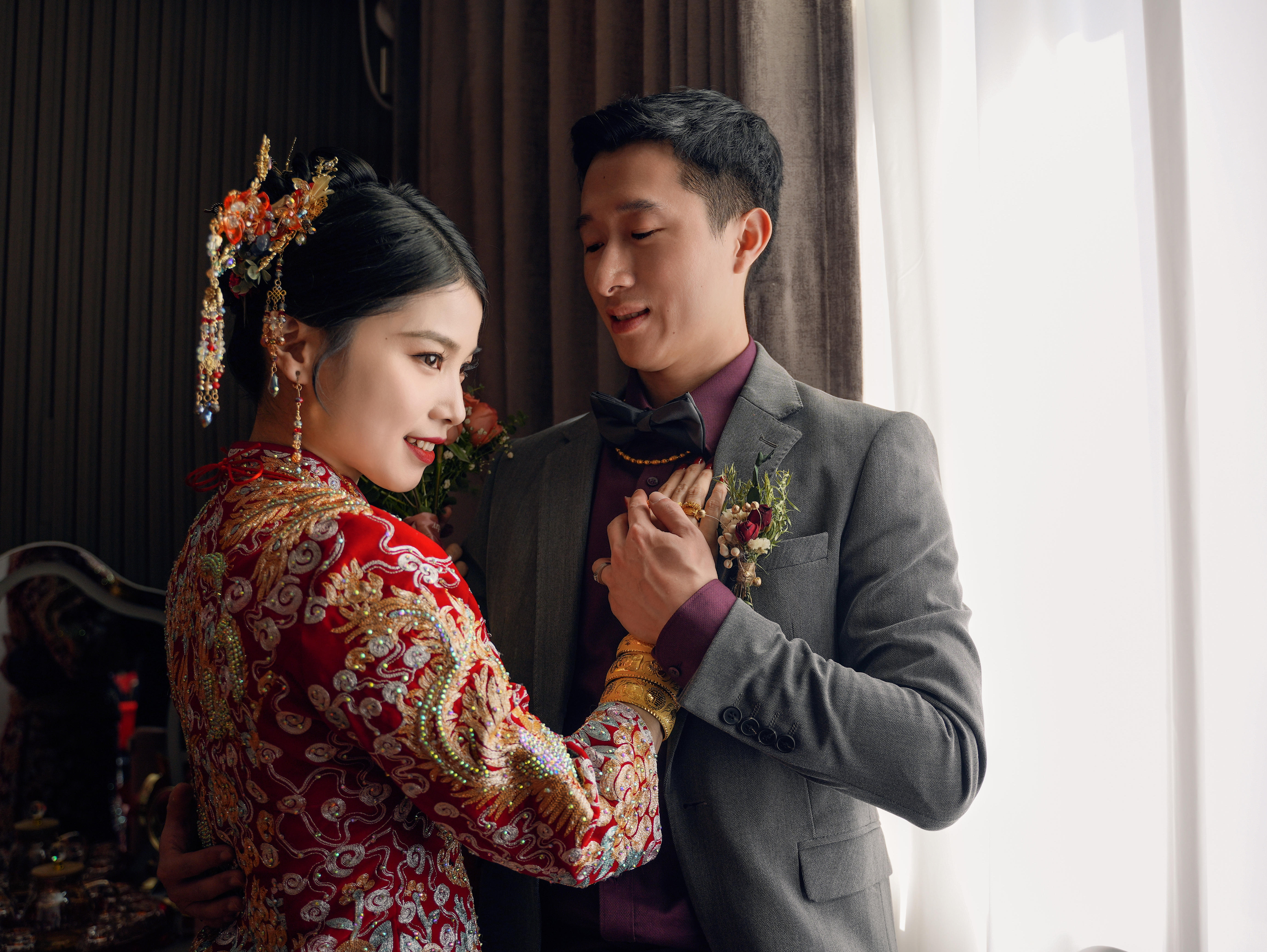婚礼上，笑得像花儿一样灿烂！「遇见你」