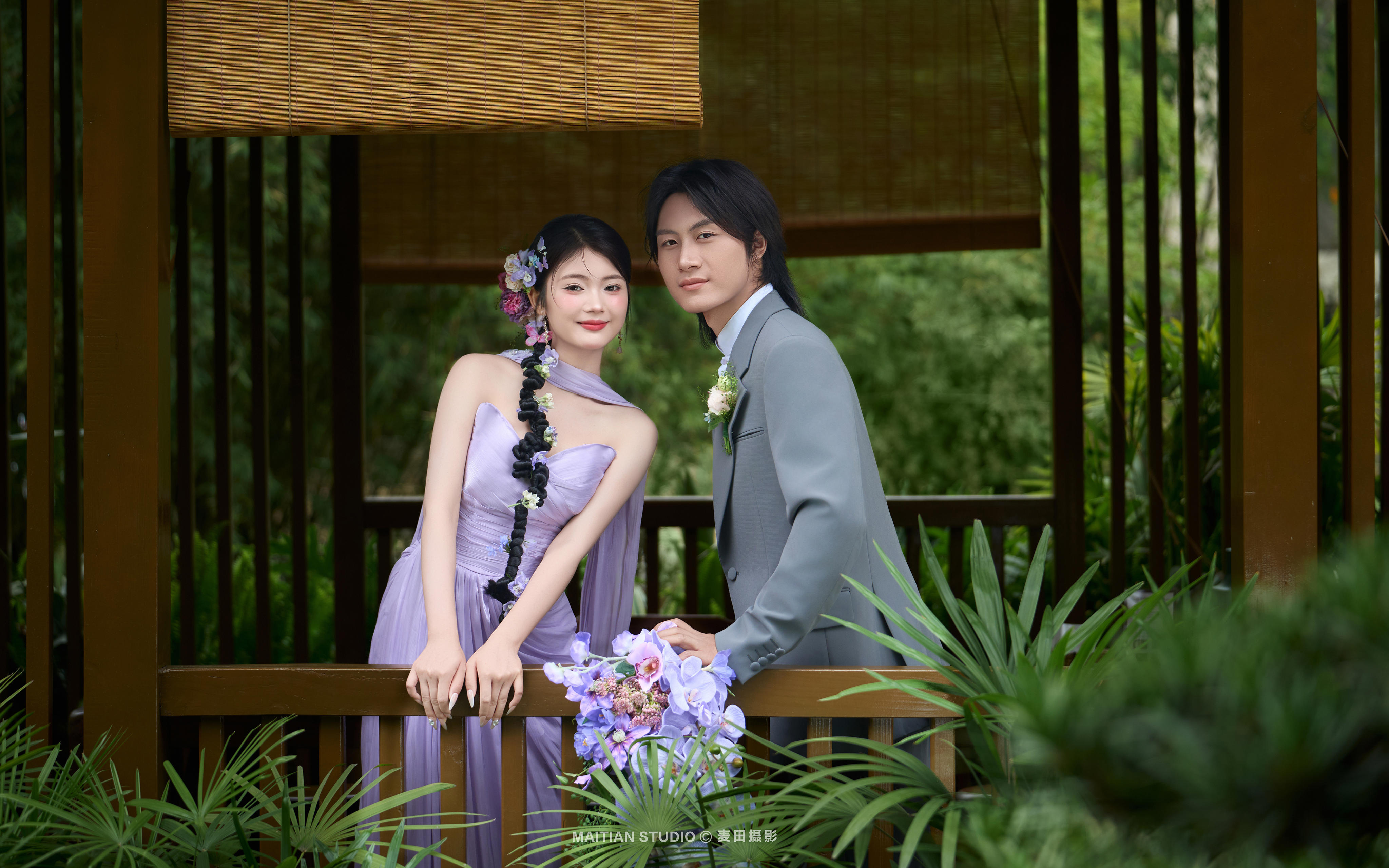 紫气东来|被这组新中式婚纱照美到窒息