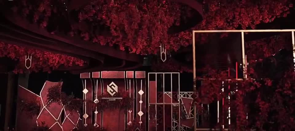 【甜橙】新中式满顶室内婚礼现场