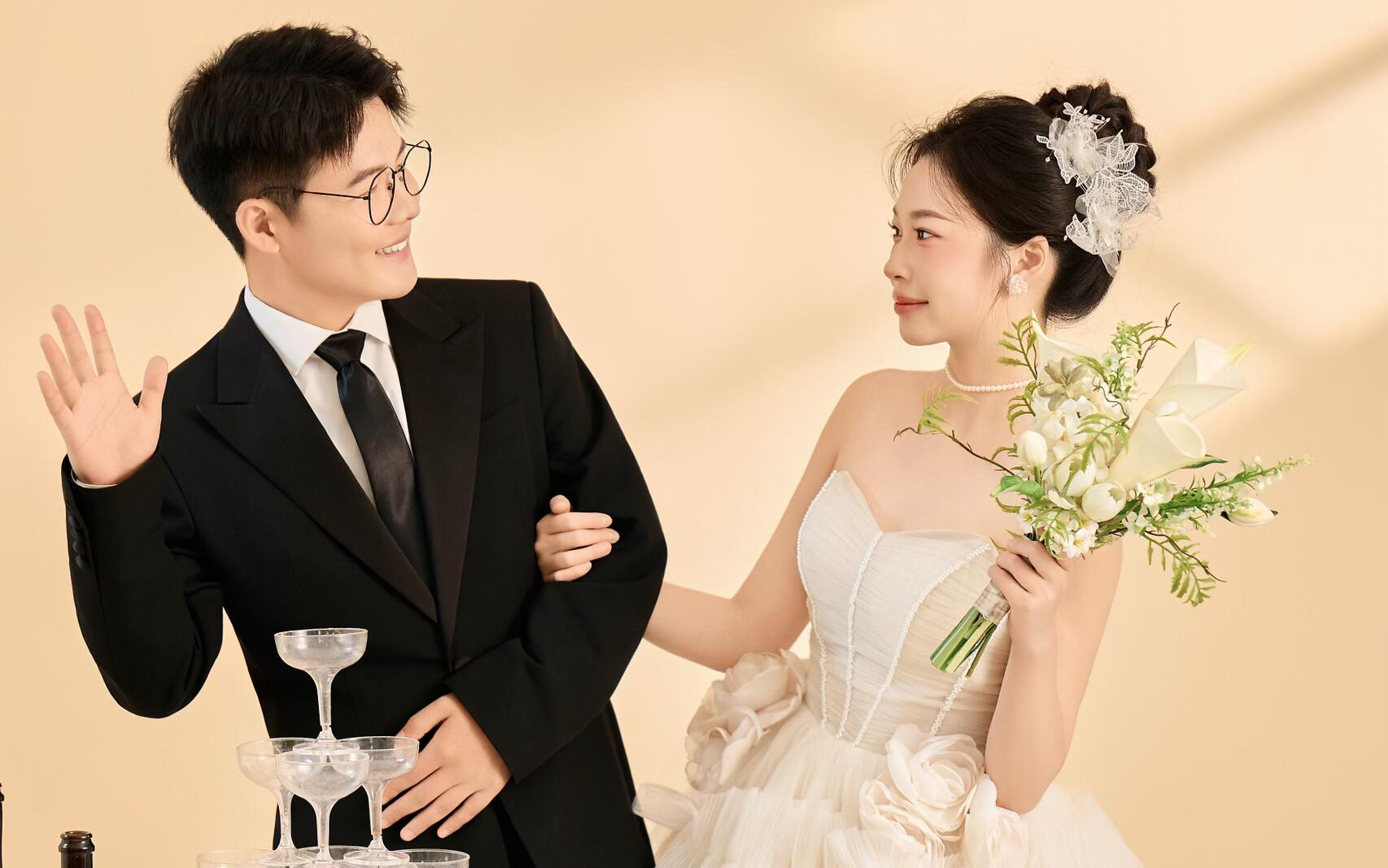 高定系列客片欣赏！石家庄婚纱照推荐商家