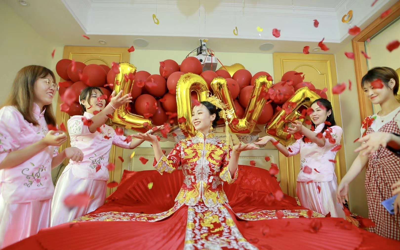 婚礼现场：元氏小梦露，超欧美范新娘