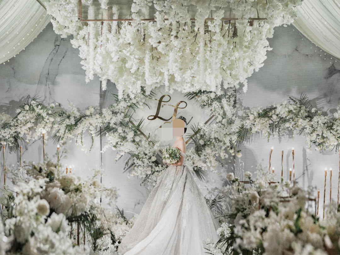 西安恭喜婚礼 婚礼策划 白色系婚礼